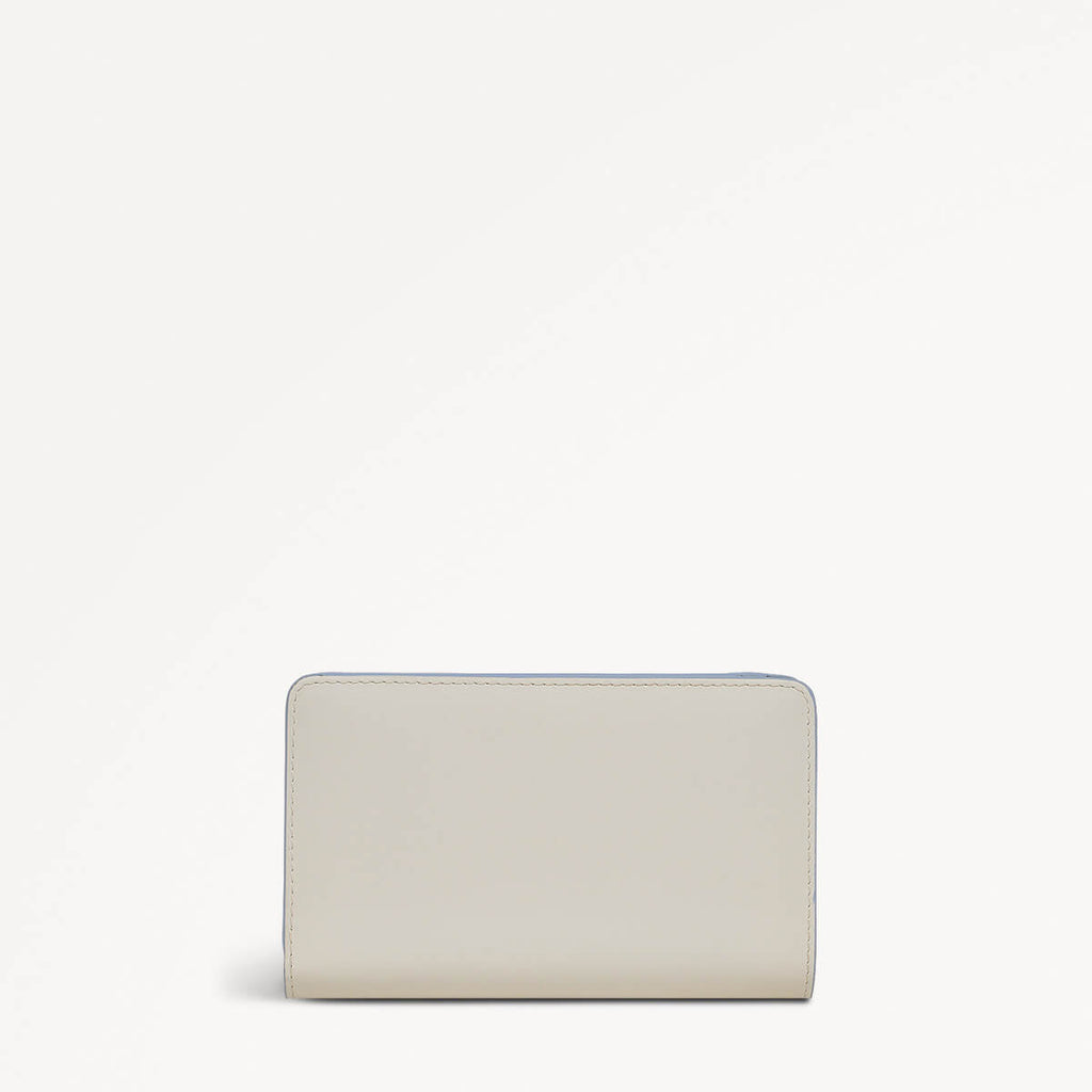 RHS SS25 Leather Medium Bifold Wallet in Chalk - 111331