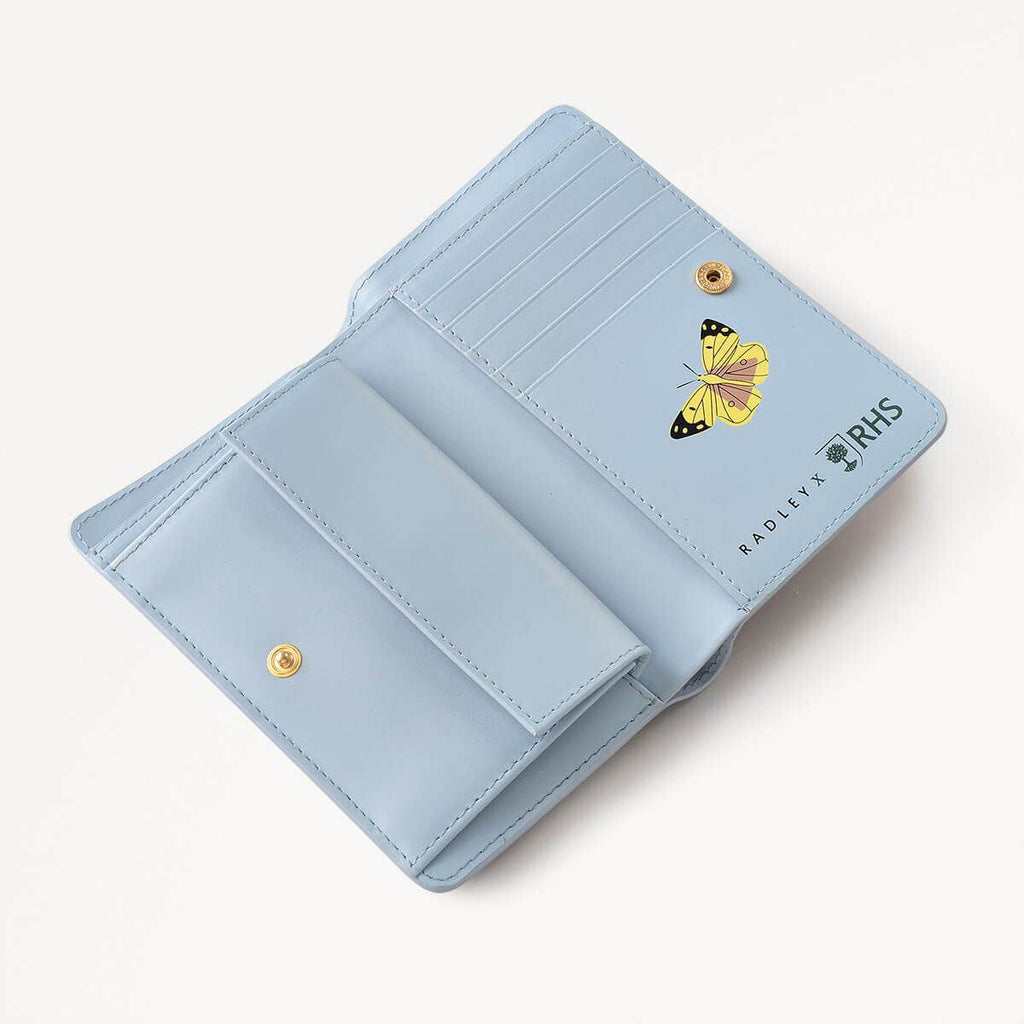 RHS SS25 Leather Medium Bifold Wallet in Chalk - 111331