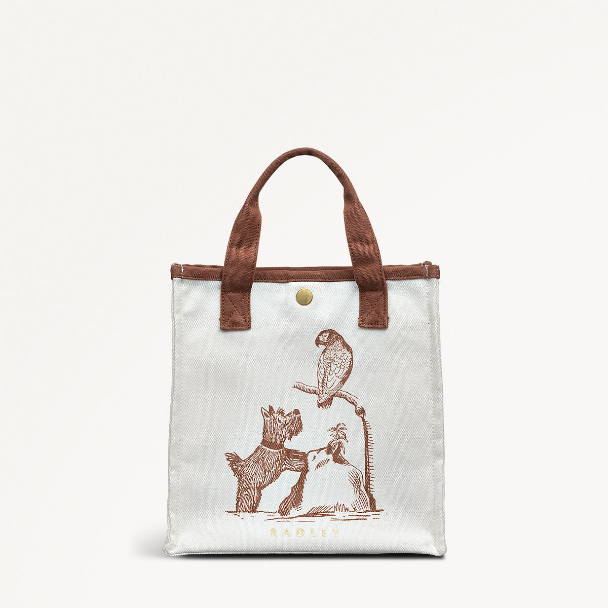 Radley Toile Fabric Small Open Top Satchel - RCE101101