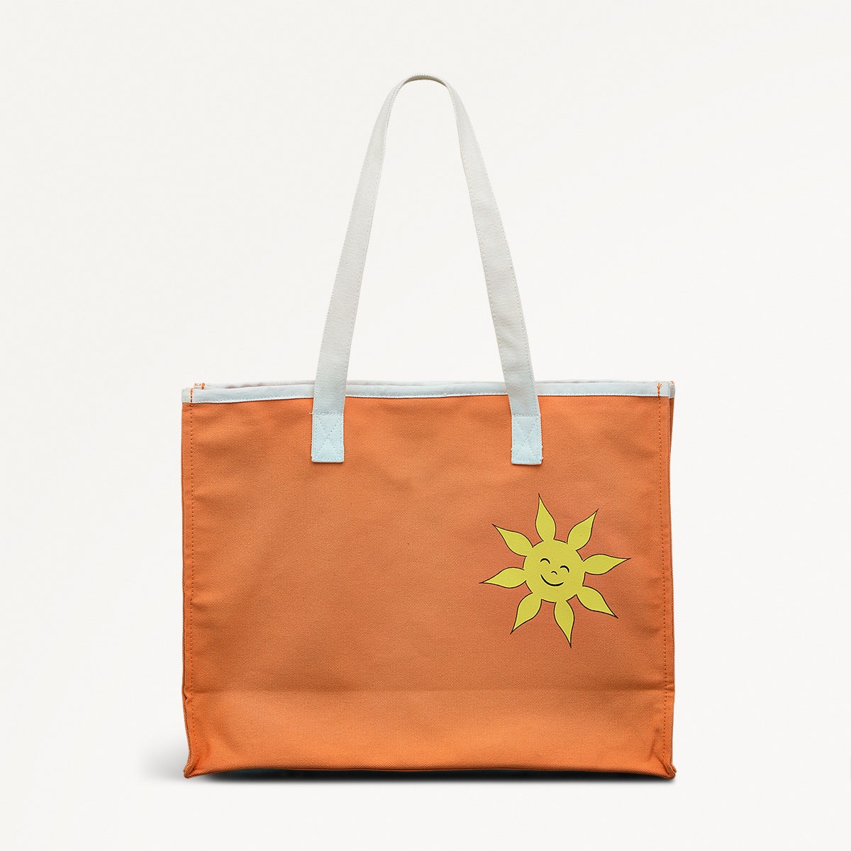Peach Large Canvas Tote Bag | Paradise Palms AW25 | Radley