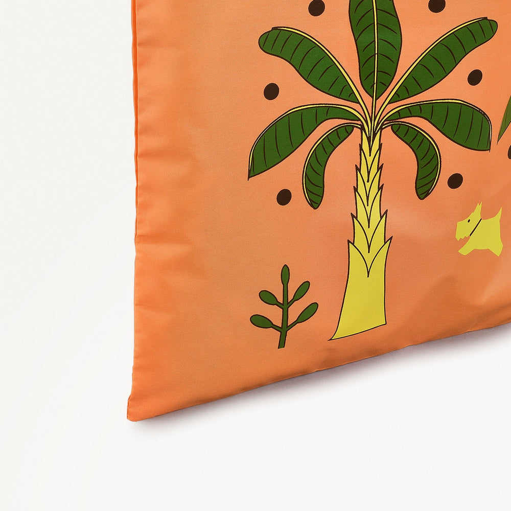 Paradise Palms Fabric Responsible Foldaway in Peach Cobbler - 111369