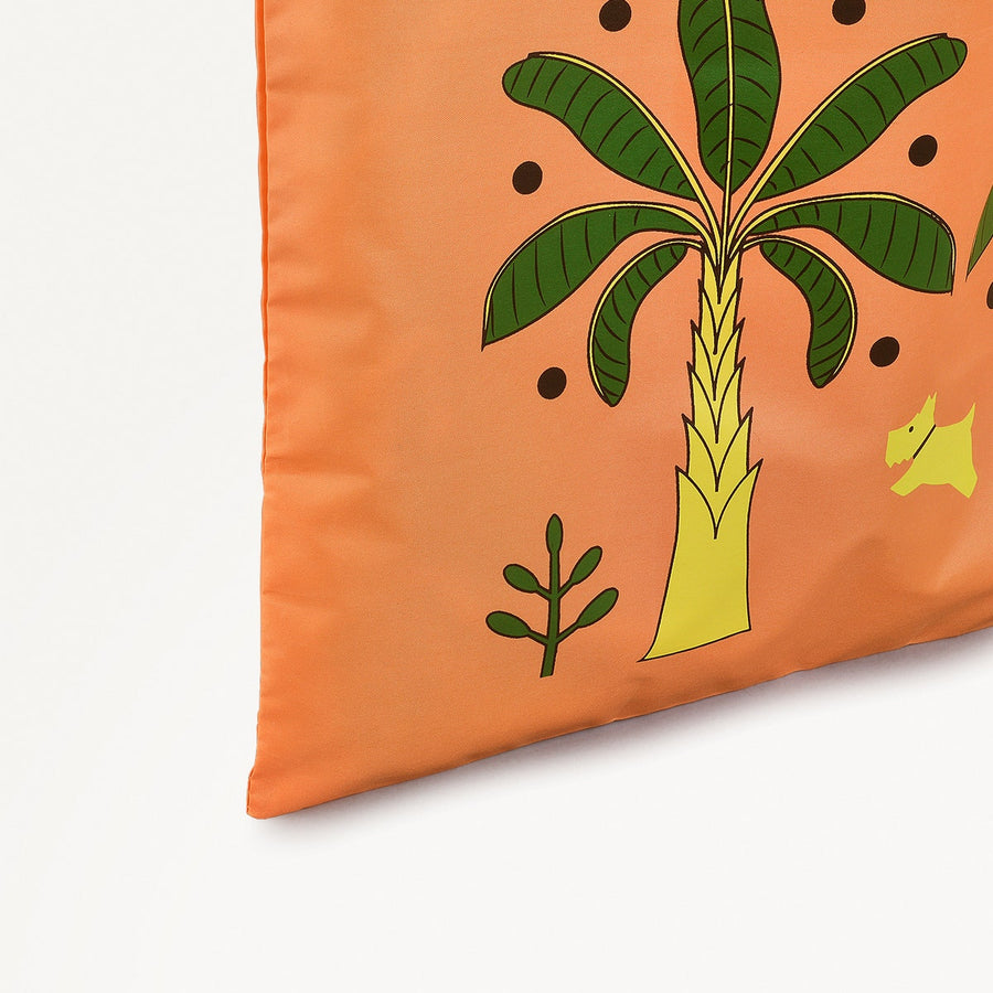 Paradise Palms Fabric Responsible Foldaway in Peach Cobbler - 111369