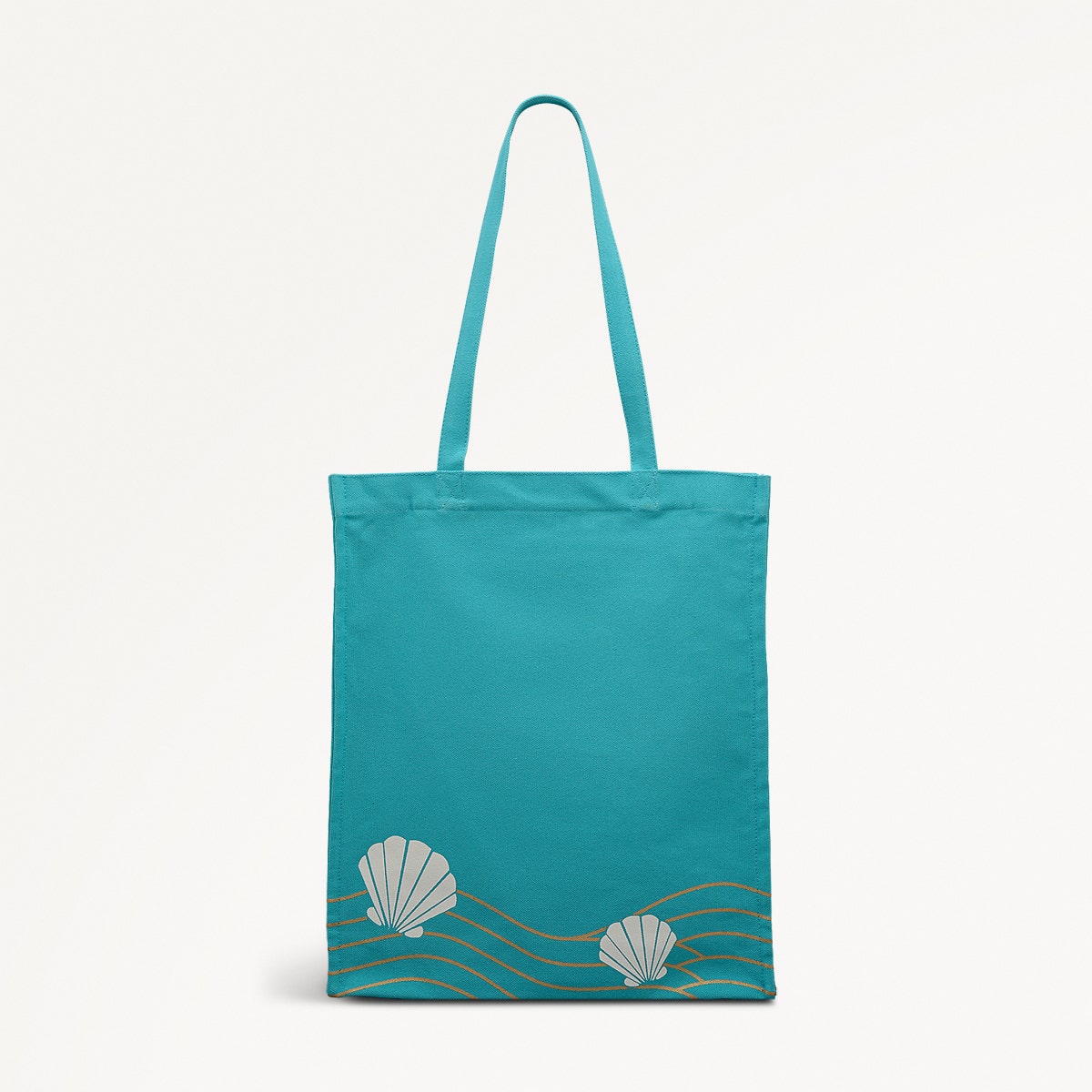 Deep Sea Diver Fabric Medium Open Top Tote in Maldives - 111371