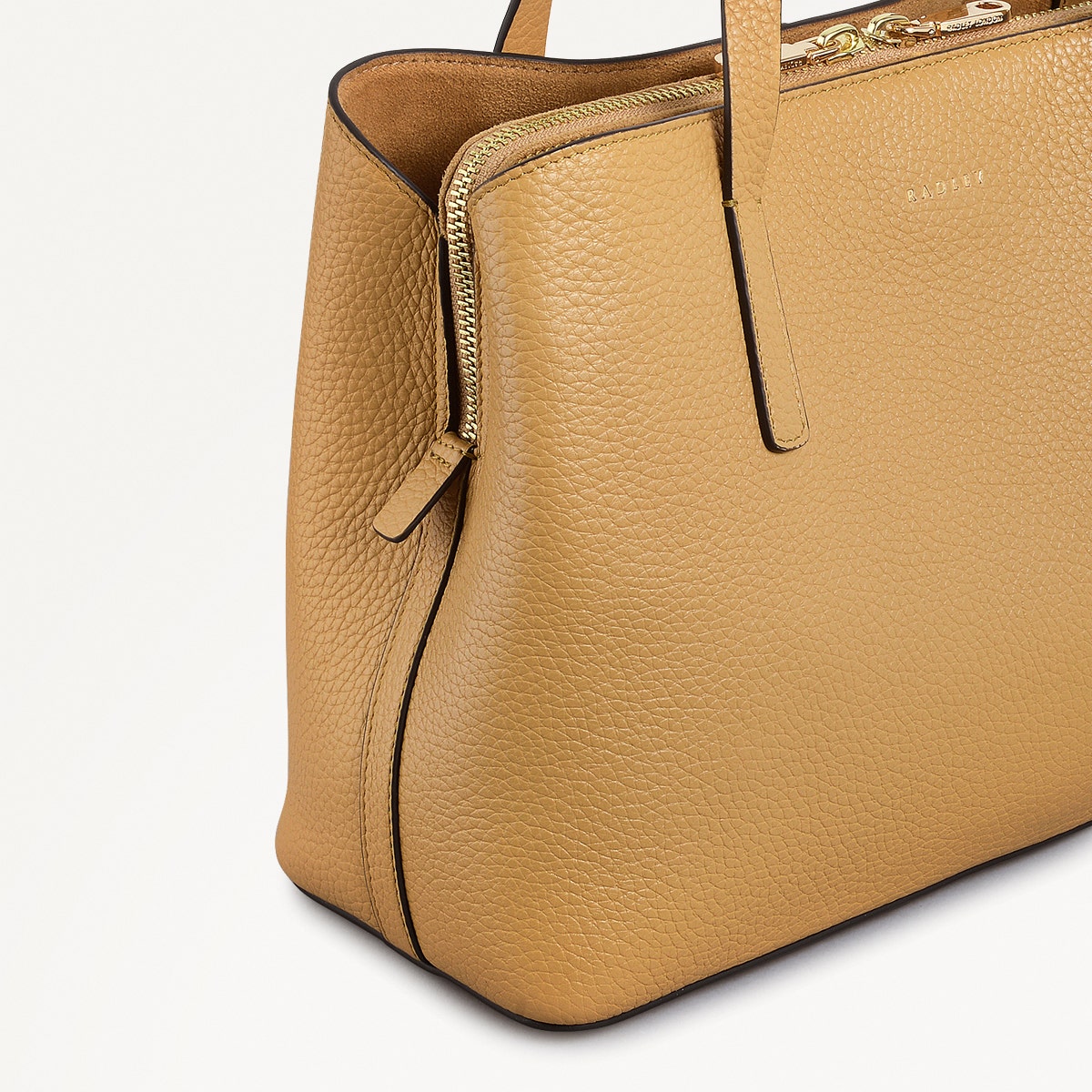 Pecan Leather Brown Crossbody Bag | Dukes Place Collection AW25