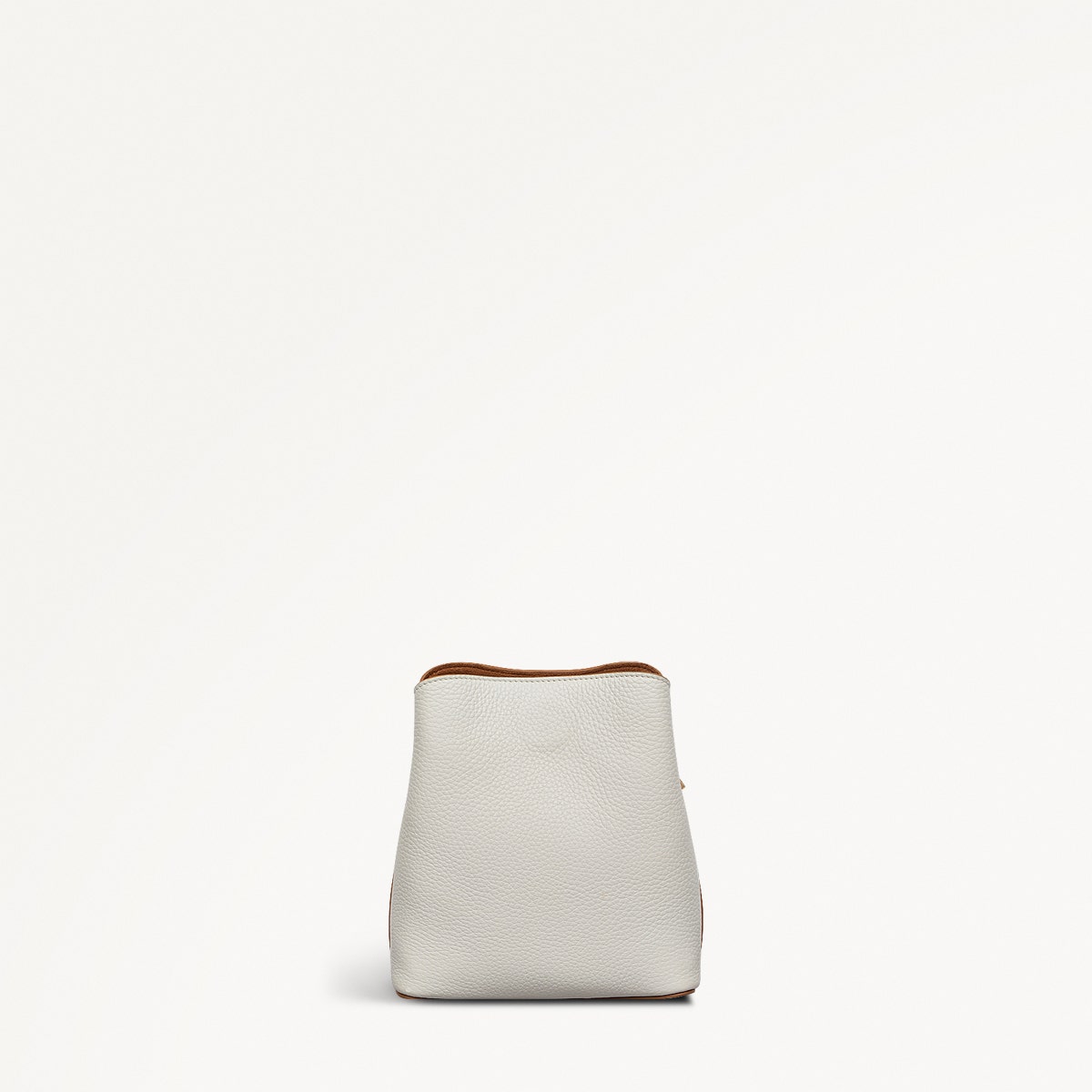 Dukes Place Leather Small Compartment Cross Body Bag in Chalk - 111386