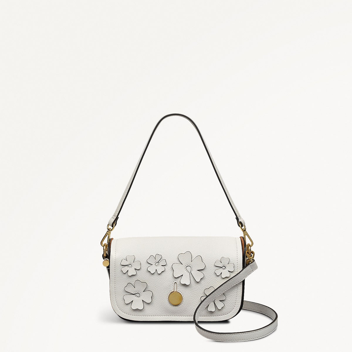Bathurst Mews Cutwork Floral Small Flapover Cross Body Bag - RHE13107