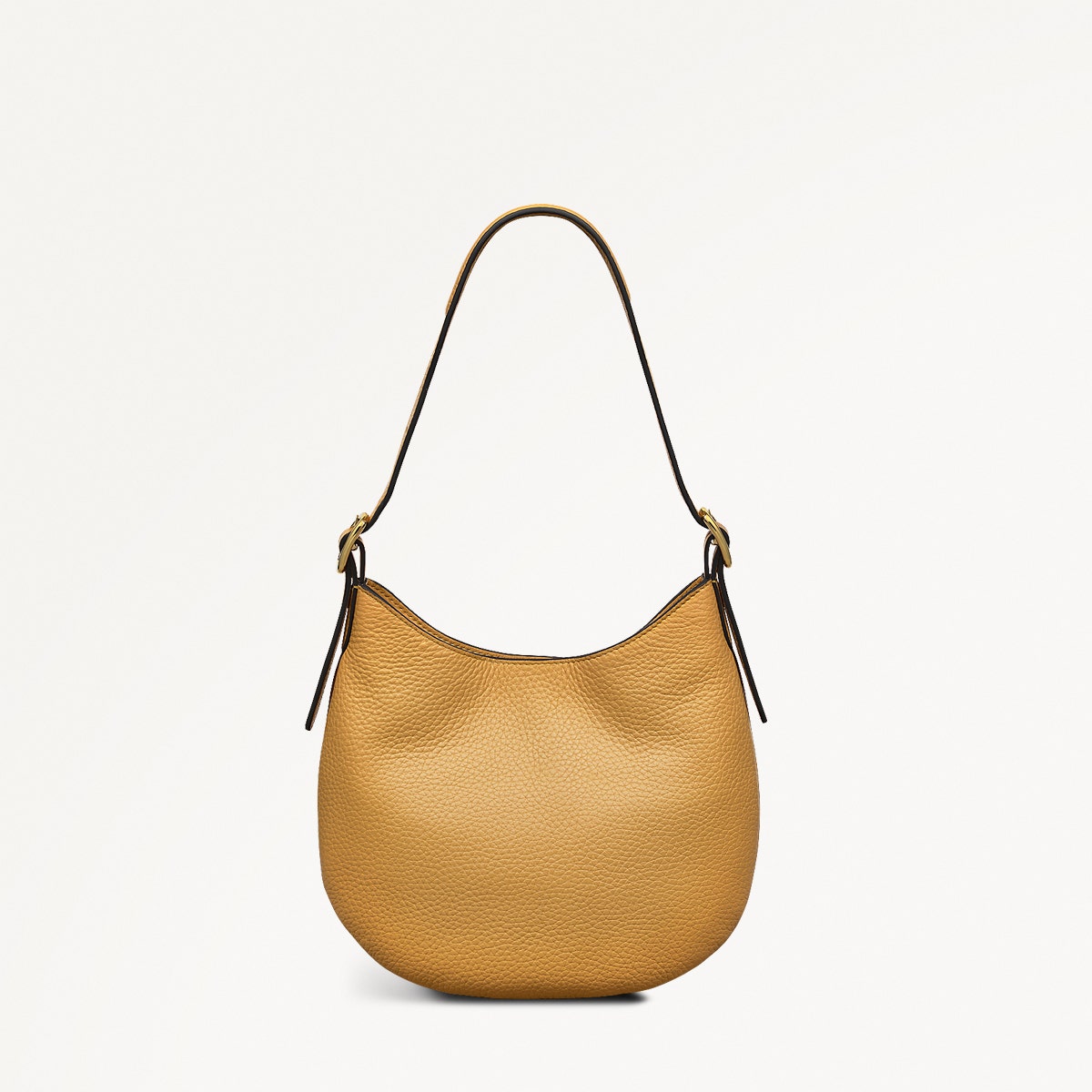 Kensington Place Leather Small Open Top Shoulder Bag in Pecan - 111397