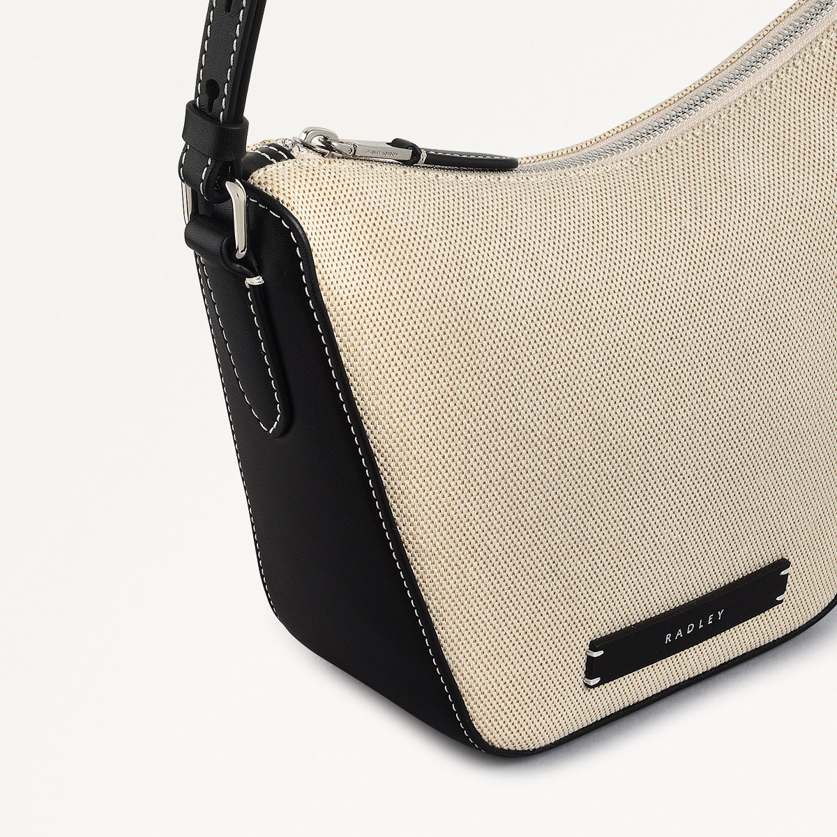 Leather Canvas Small Crossbody Bag | Oak Street Collection AW25