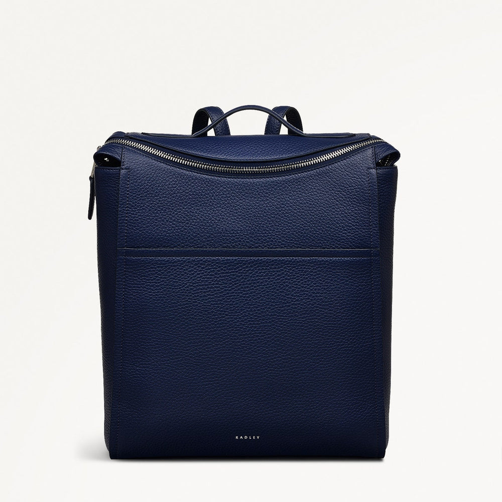 blue leather backpack women's Blue Women's Leather Backpacks | Oak Street Collection AW25