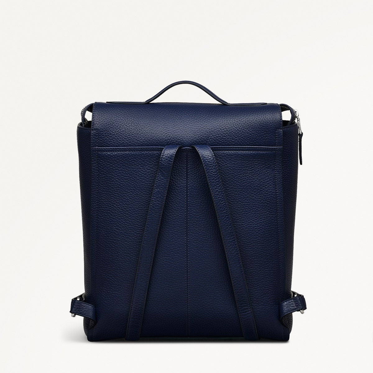 Oak Street Leather Medium Ziptop Backpack in Evenfall - 111403