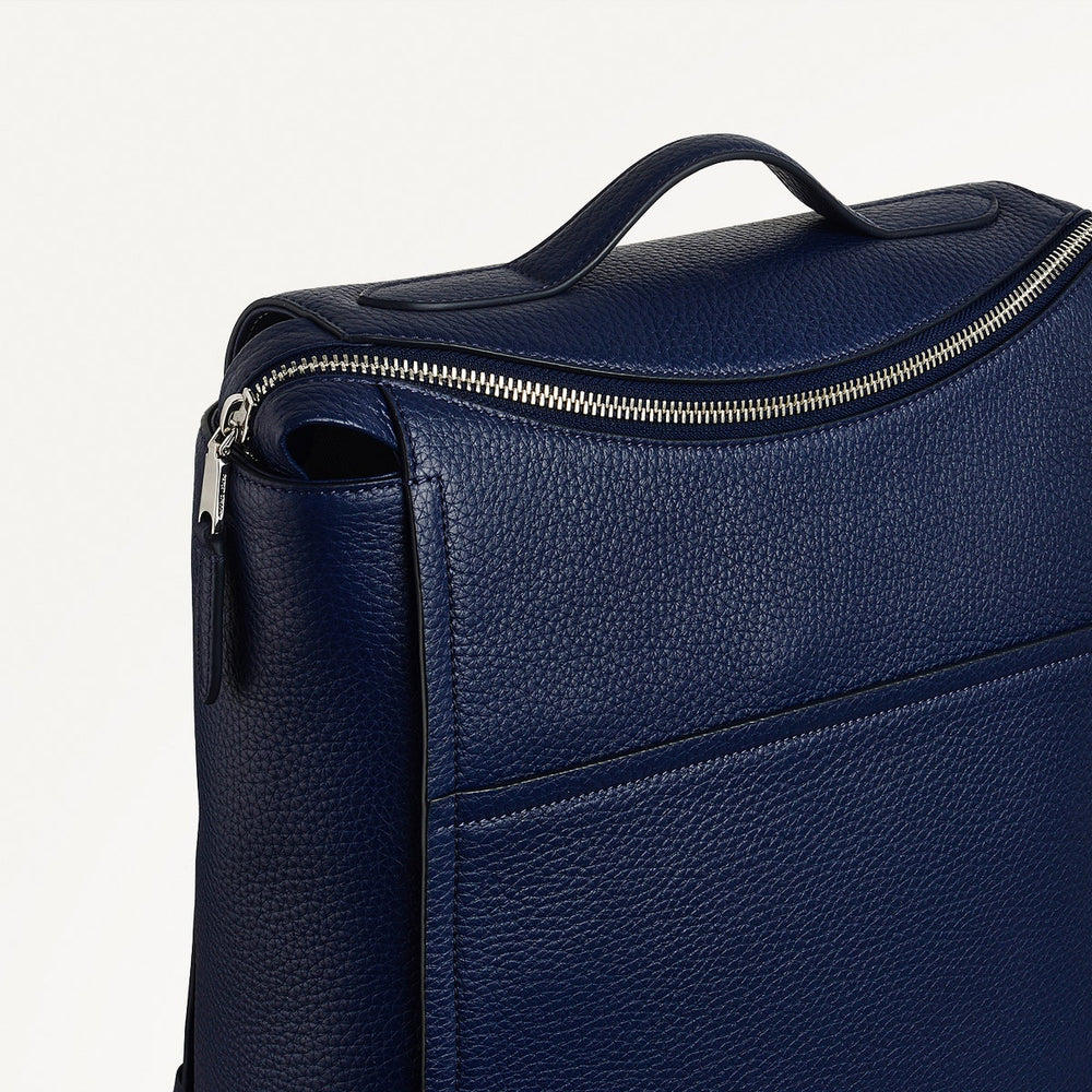 blue leather laptop backpack Blue Women's Leather Backpacks | Oak Street Collection AW25