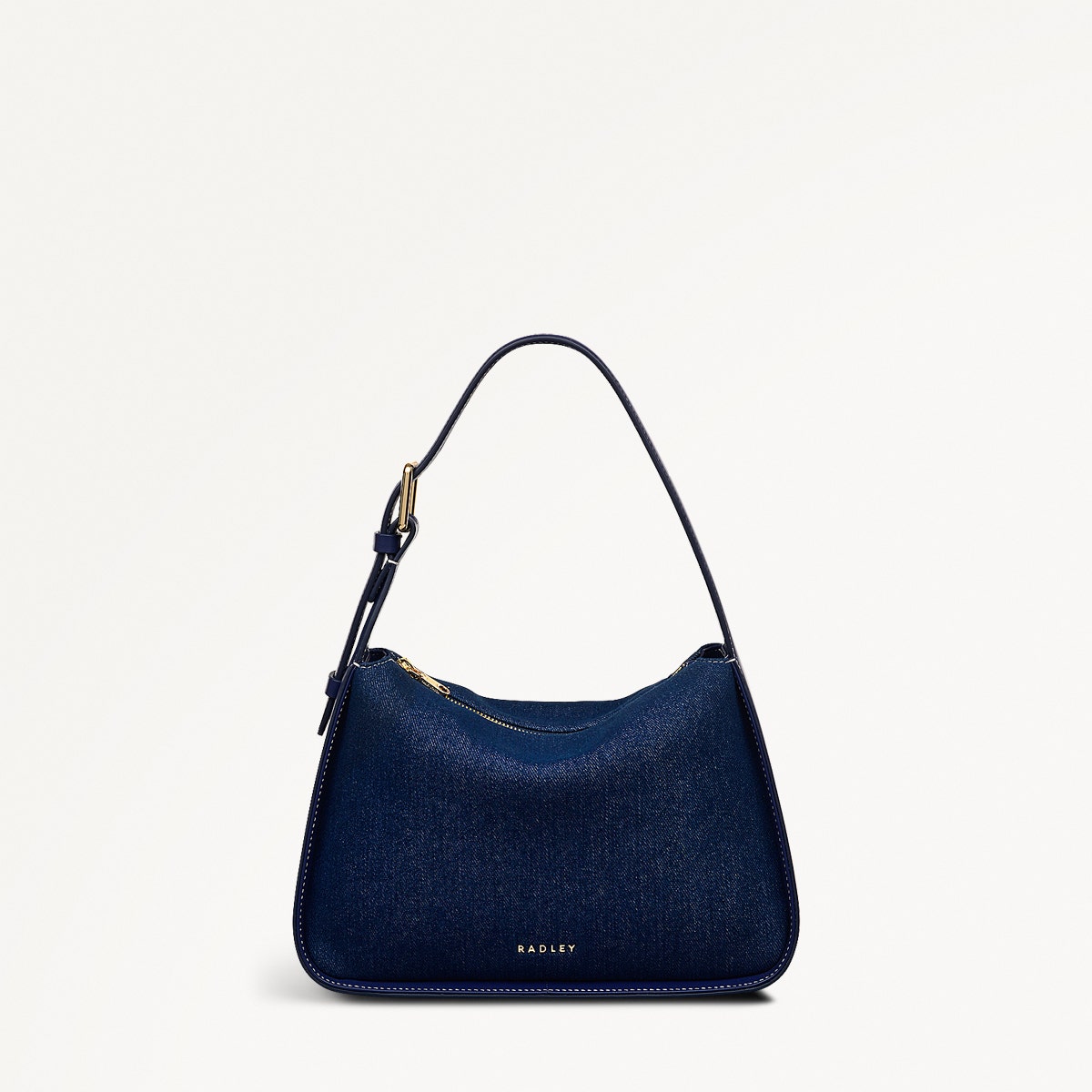 Westwell Lane Indigo Small Ziptop Satchel Bag - RHE14802