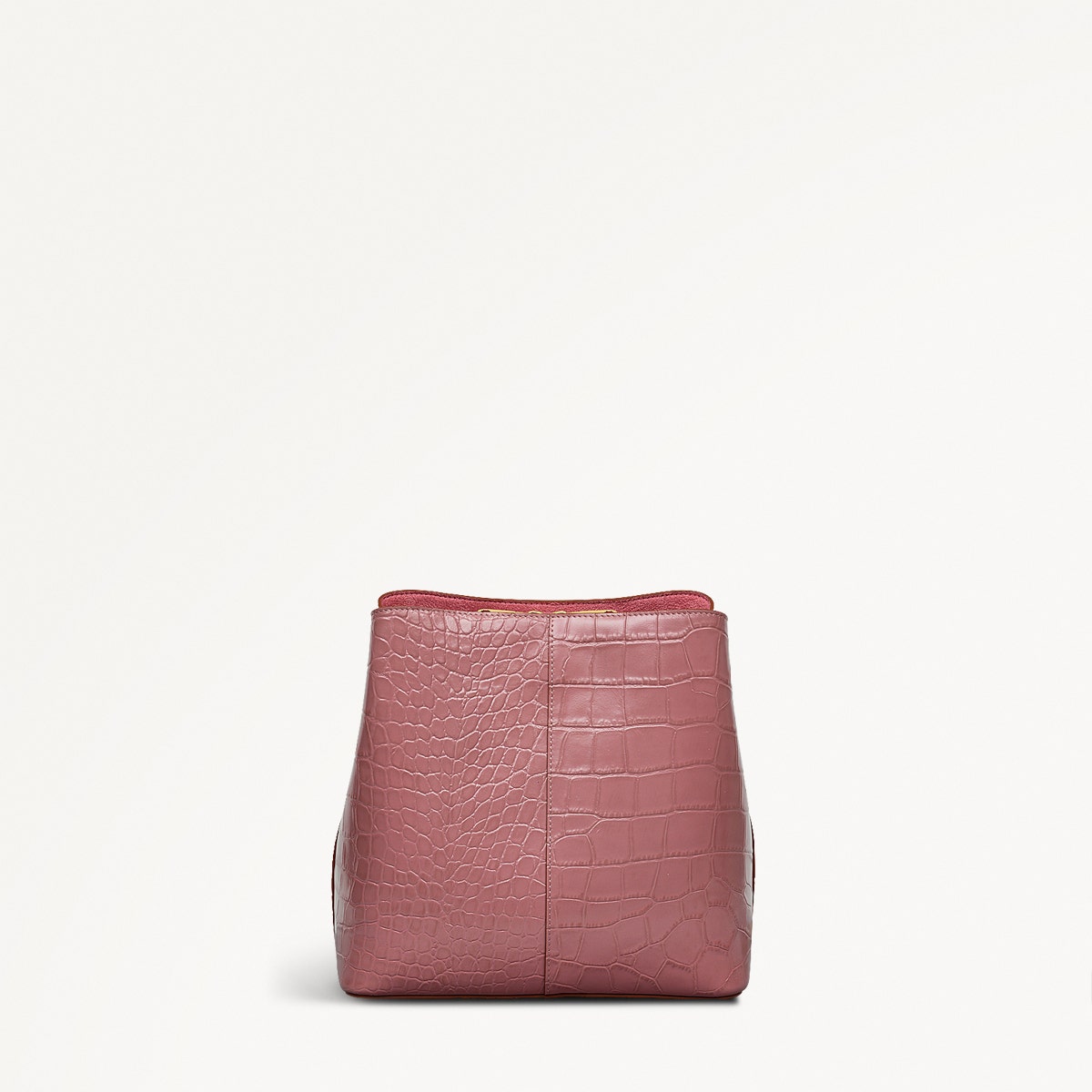 Dukes Place Leather Medium Compartment Cross Body Bag in French Rose - 111409