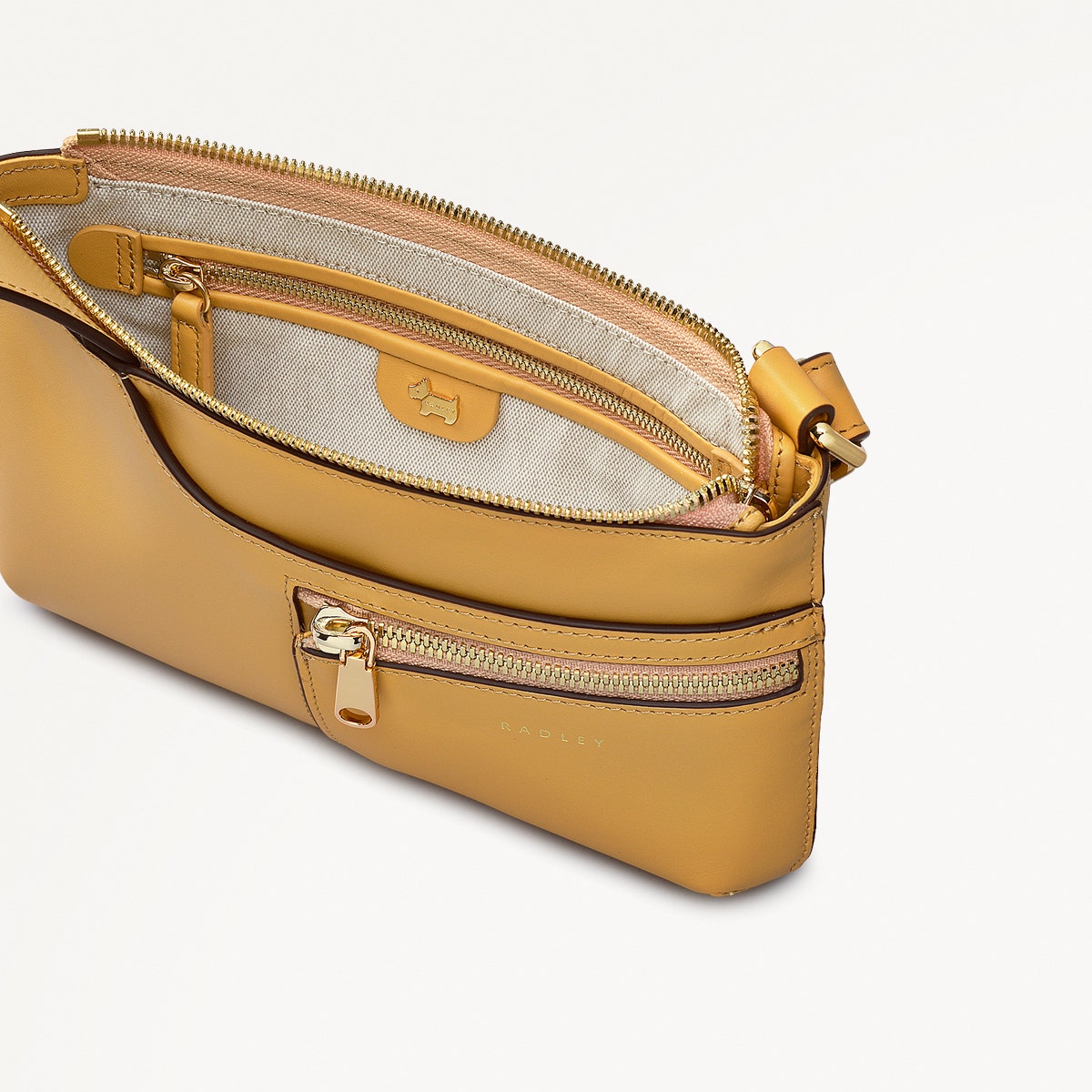 Pecan Mini Leather Crossbody Bag | Pockets Collection AW25 | Radley