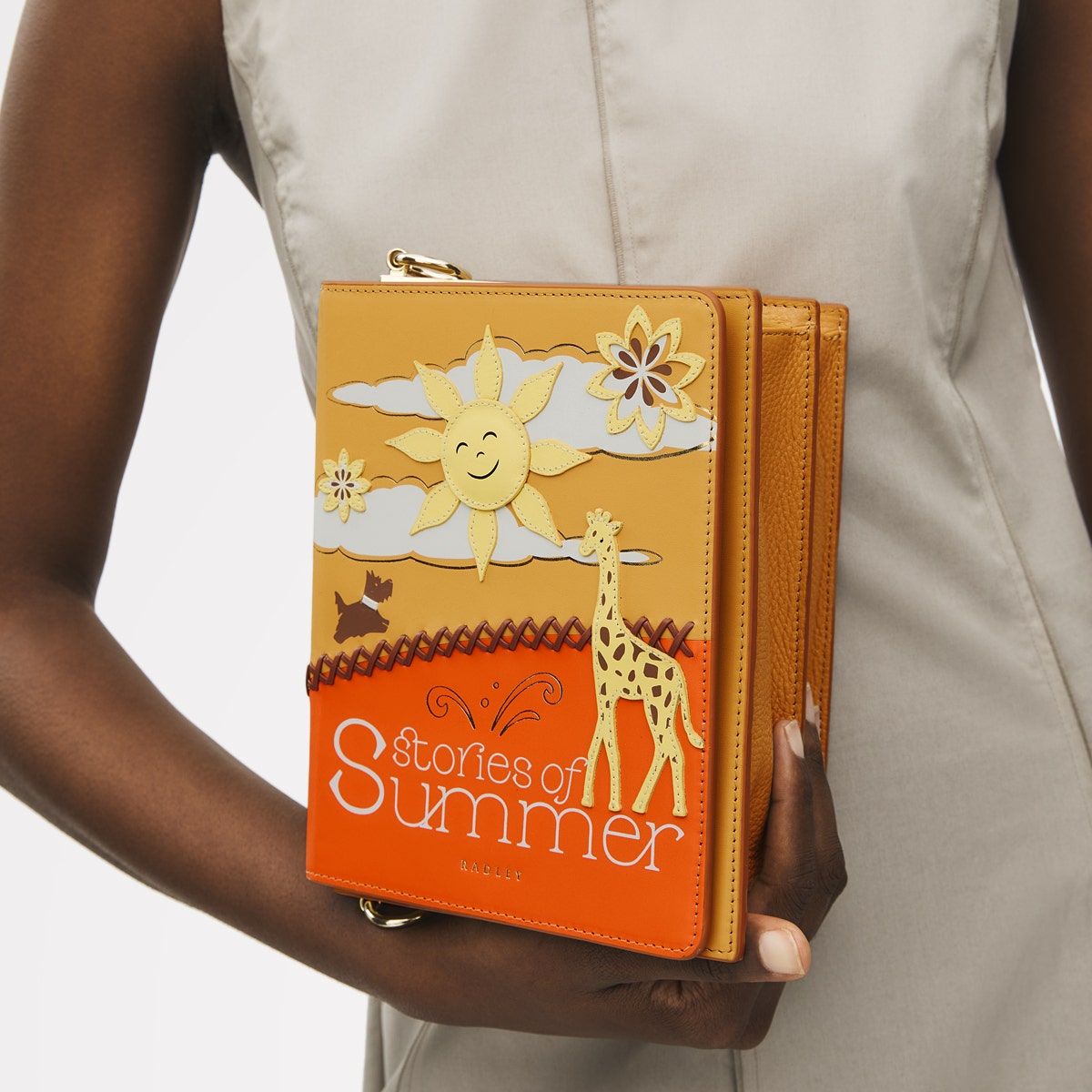 Stories Of Summer Leather Small Flapover Cross Body Bag in Pecan - 111440