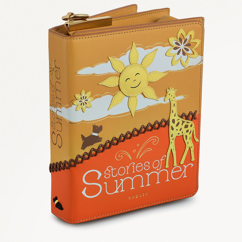 Stories Of Summer Leather Small Flapover Cross Body Bag in Pecan - 111440