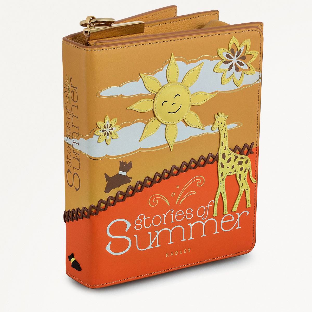 Stories Of Summer Leather Small Flapover Cross Body Bag in Pecan - 111440