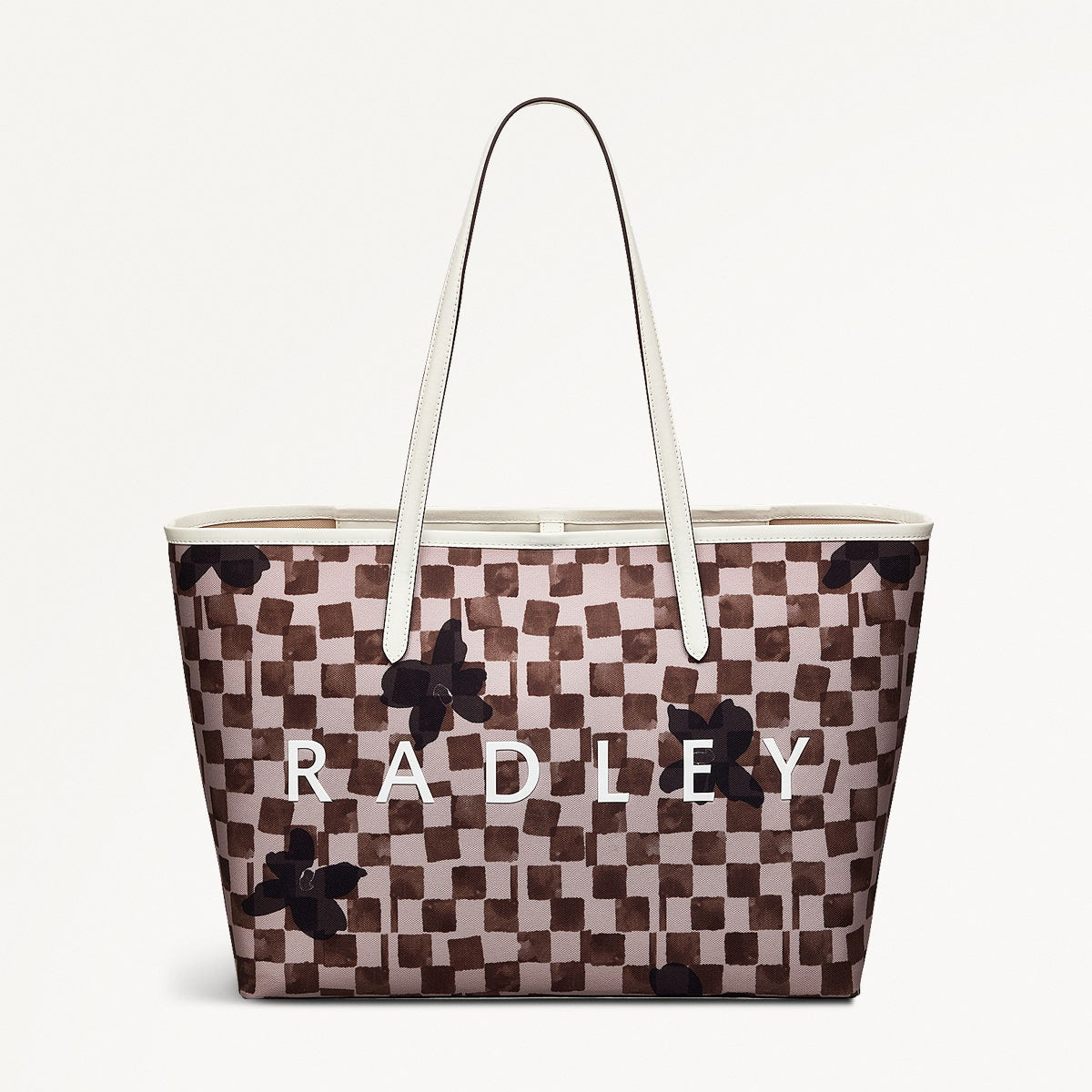 Southwell Gardens Fabric Large Open Top Tote Bag in Stone - 111442