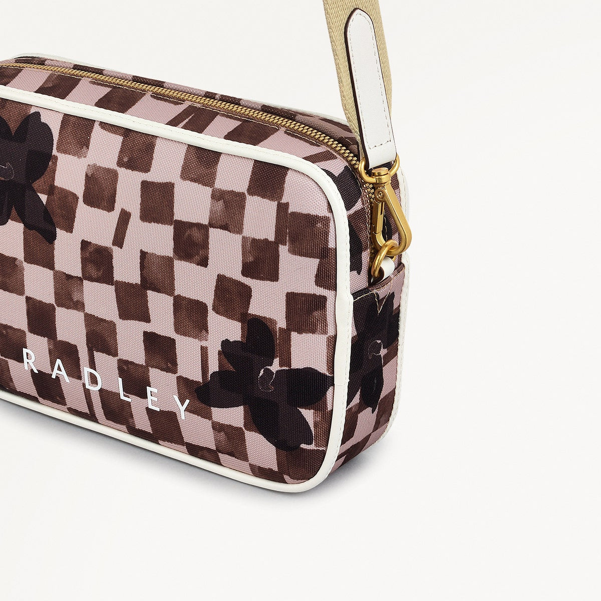 Stone Check Small Crossbody Bag | Southwell Gardens Collection