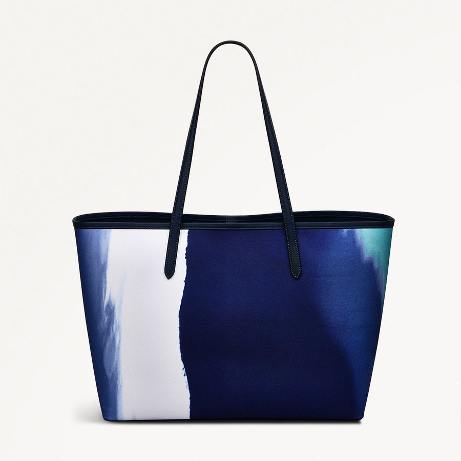 Southwell Gardens Fabric Large Open Top Tote Bag in Ink - 111457