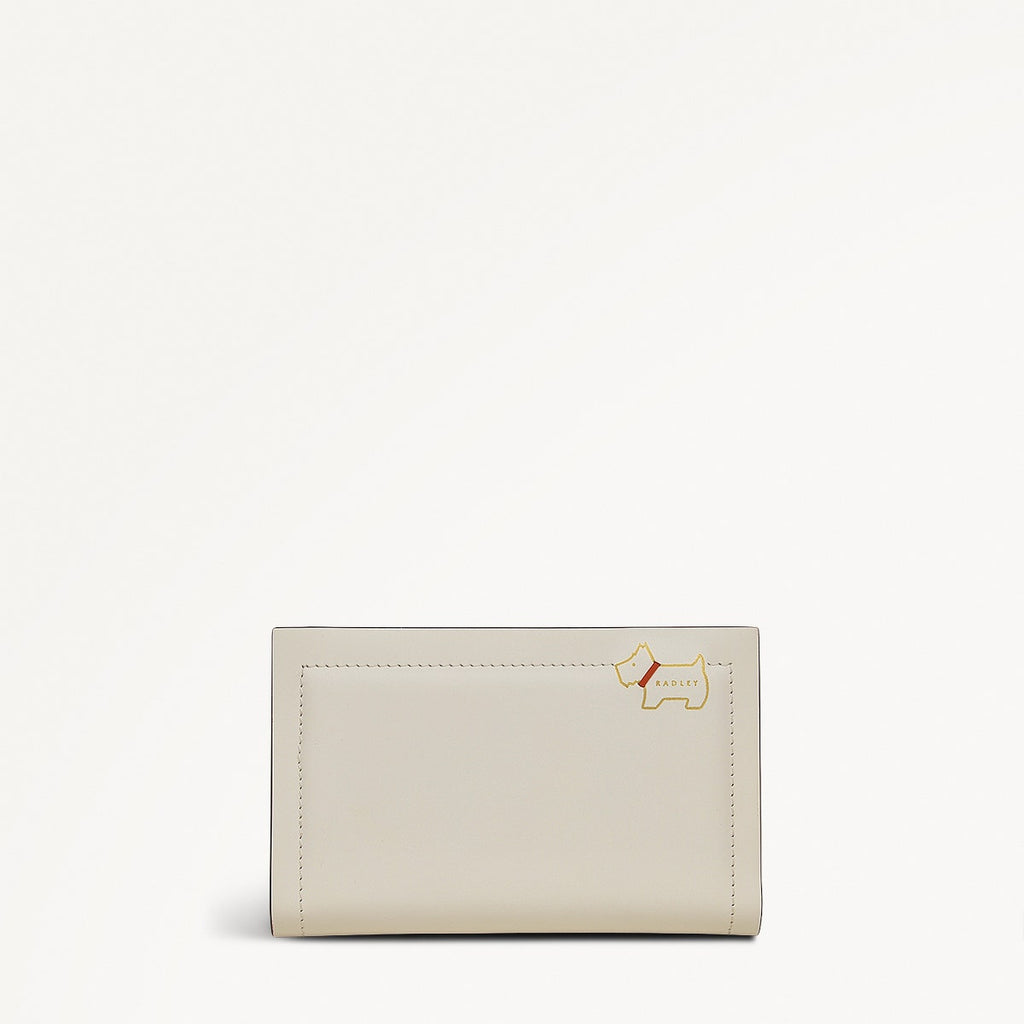 Heritage Lane Leather Medium Bifold Wallet in Chalk - 111469