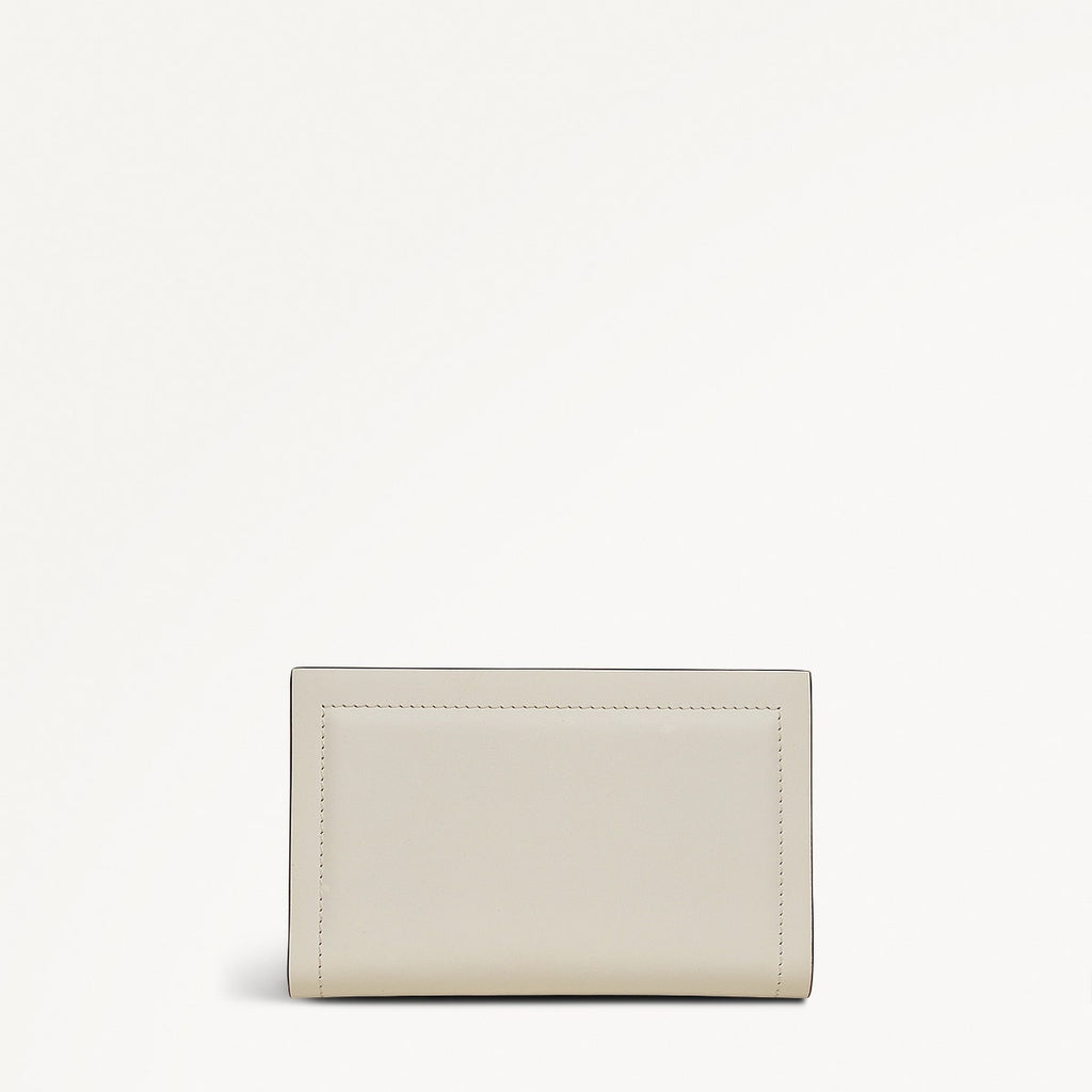 Heritage Lane Leather Medium Bifold Wallet in Chalk - 111469