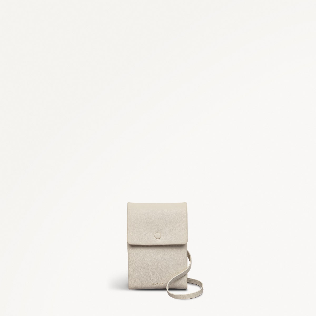 Mallow Street Leather Medium Phone Cross Body Bag in Chalk - 111477