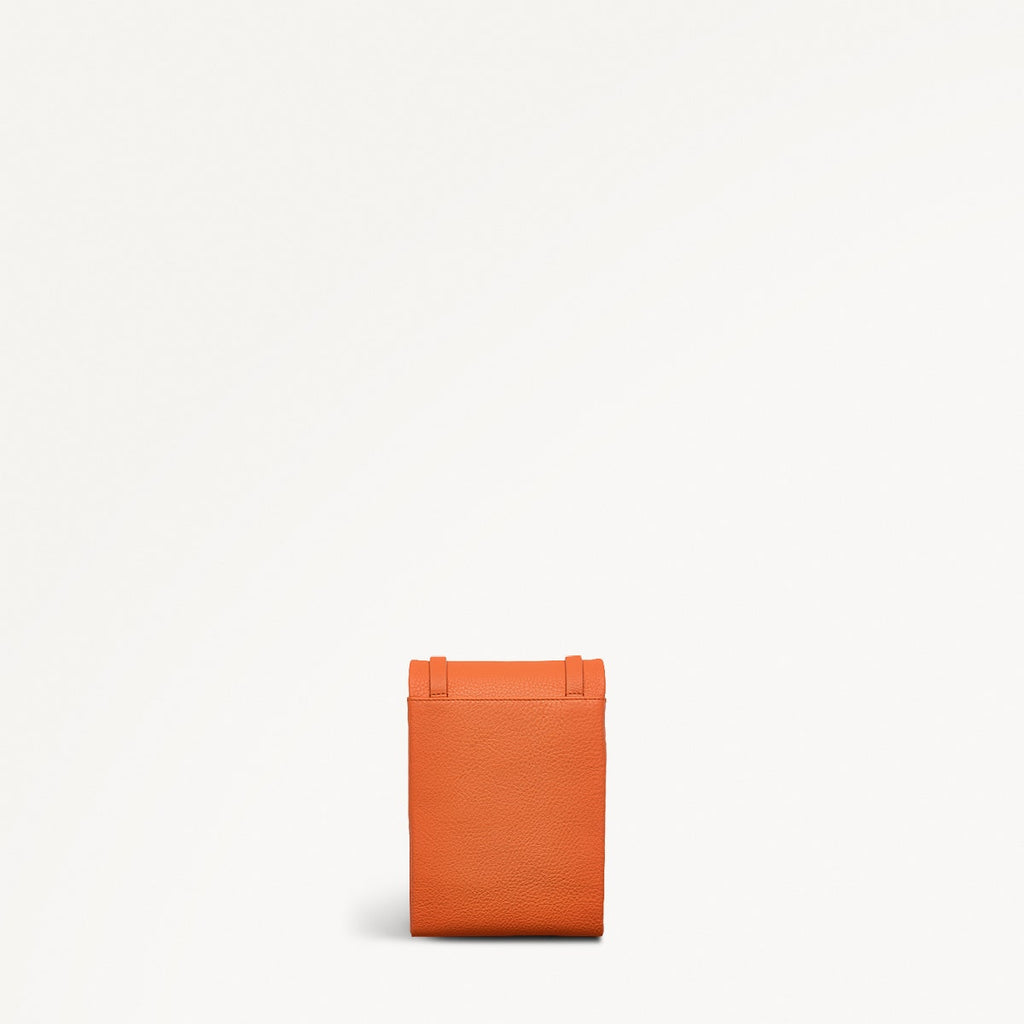 Mallow Street Leather Medium Phone Cross Body Bag in Orange Peel - 111478