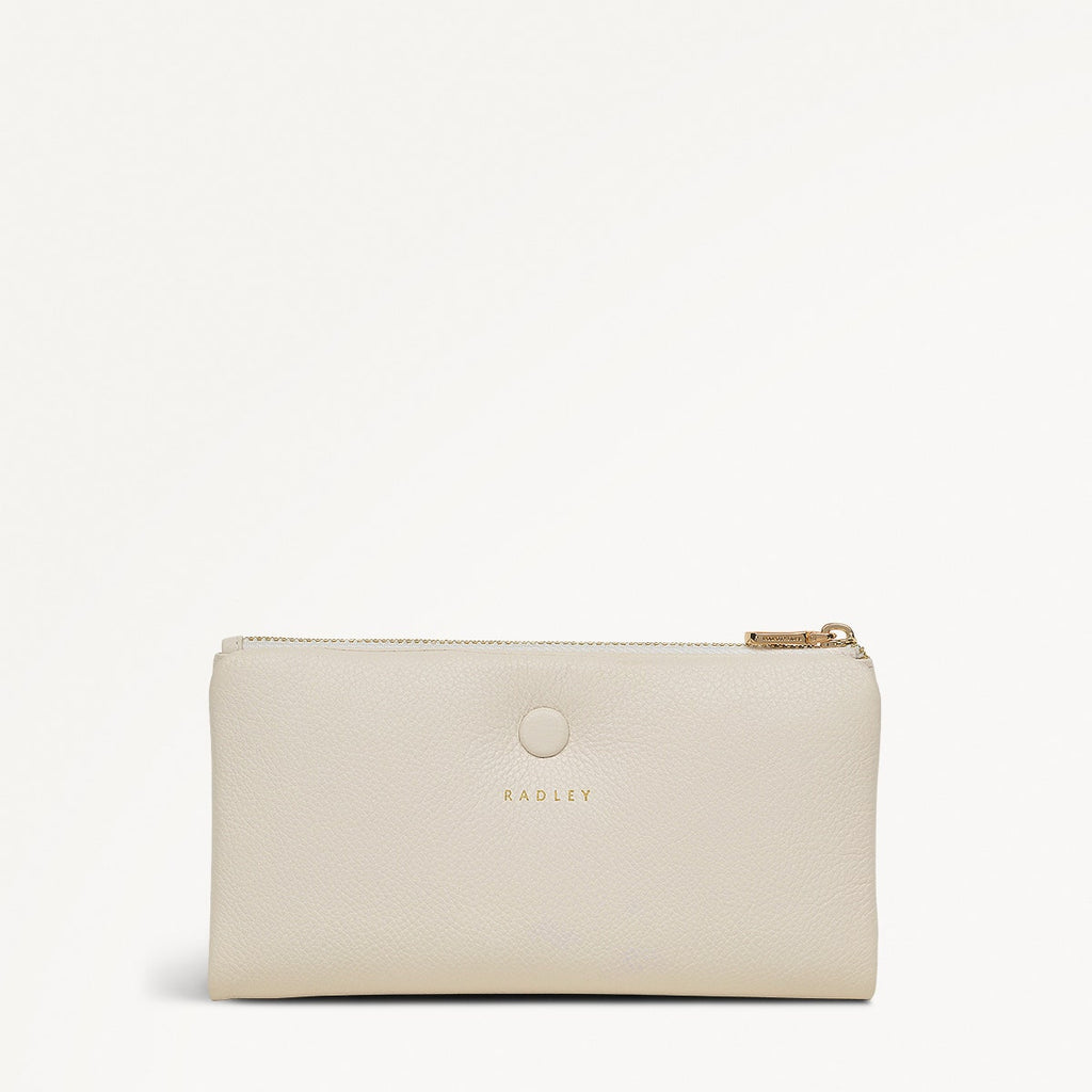 Mallow Street Leather Large Bifold Wallet in Chalk - 111479