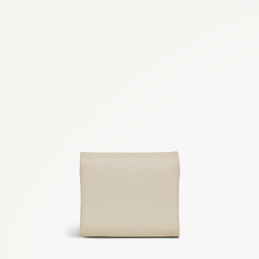 Mallow Street Leather Medium Folded Wallet in Chalk - 111480