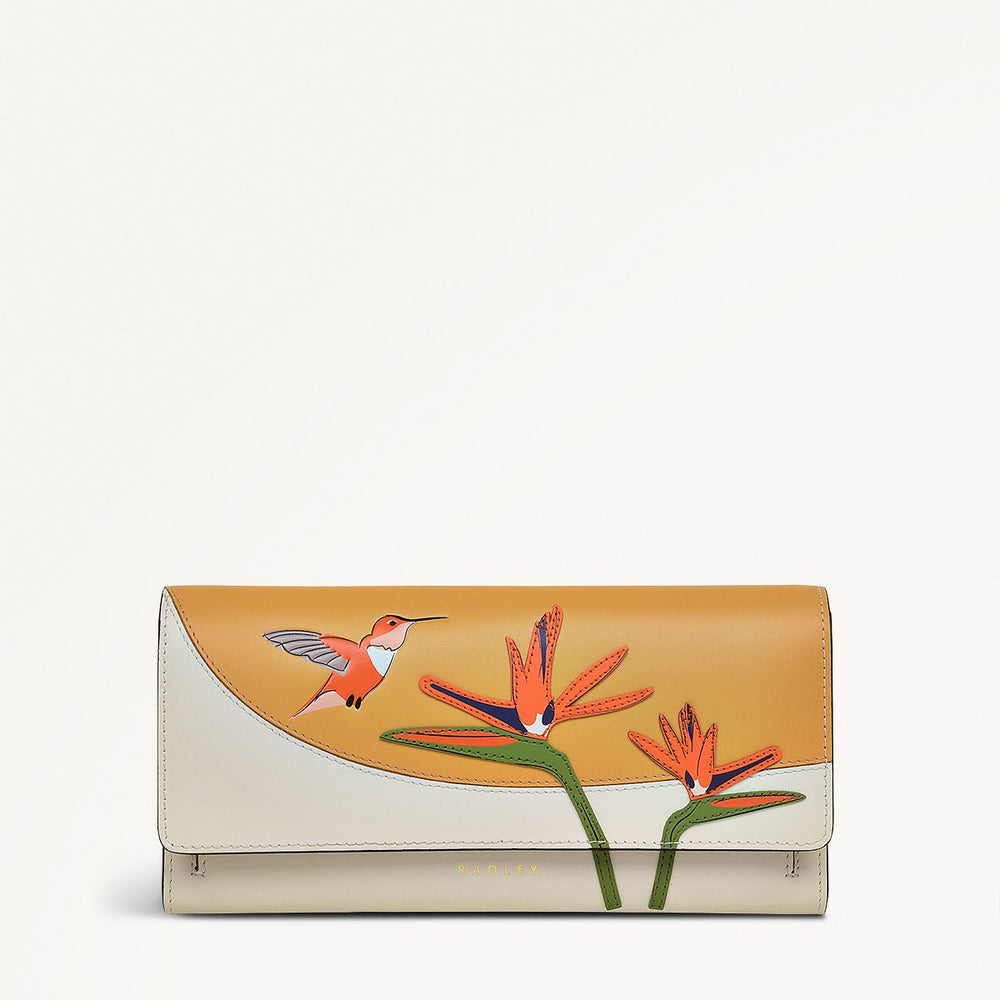 Bird Of Paradise Large Flapover Wallet - RSE10601