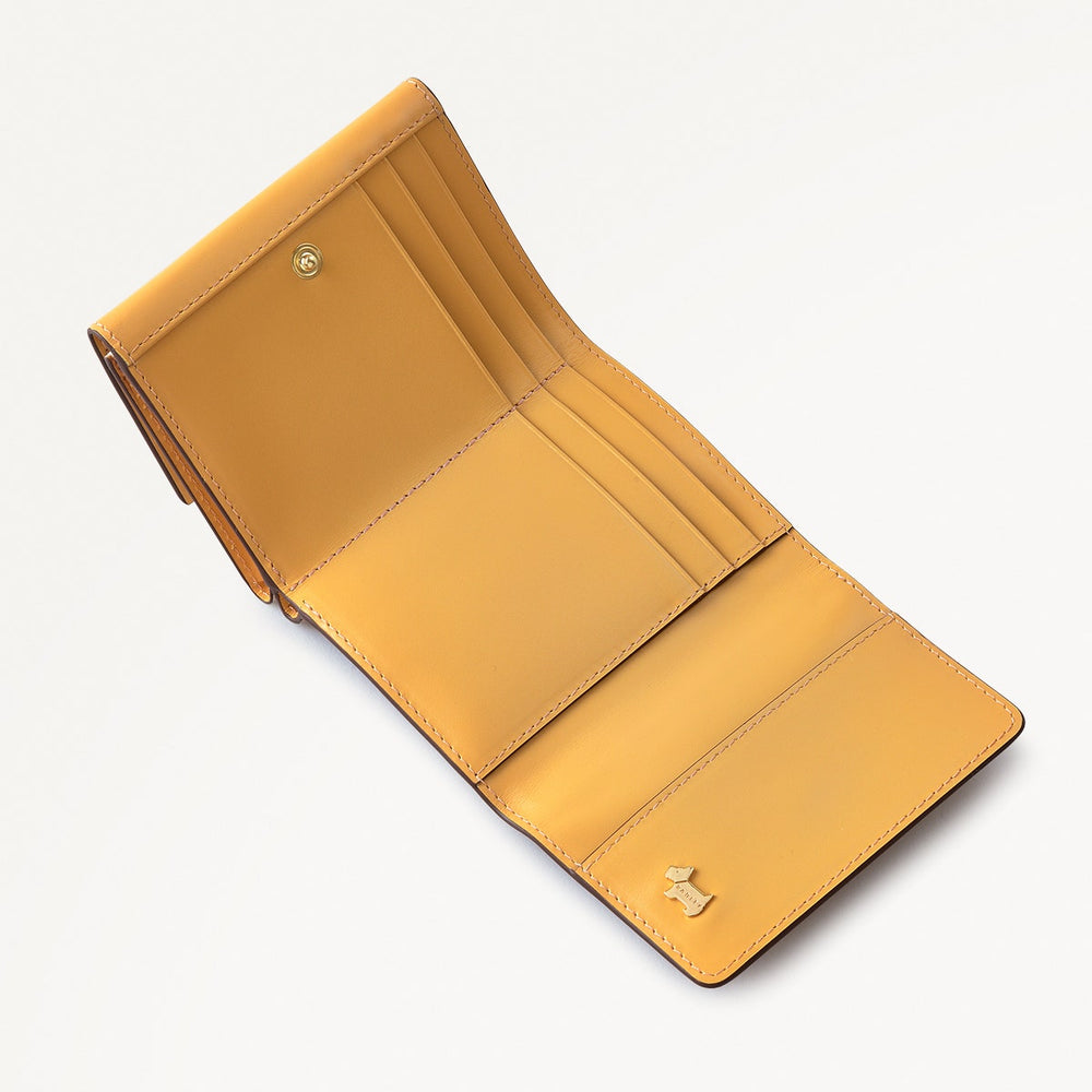 BIRD OF PARADISE SMALL TRIFOLD wallet CHALK