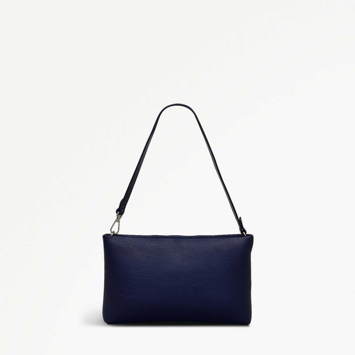 Mallow Street Leather Large Ziptop Wristlet in Evenfall - 111498