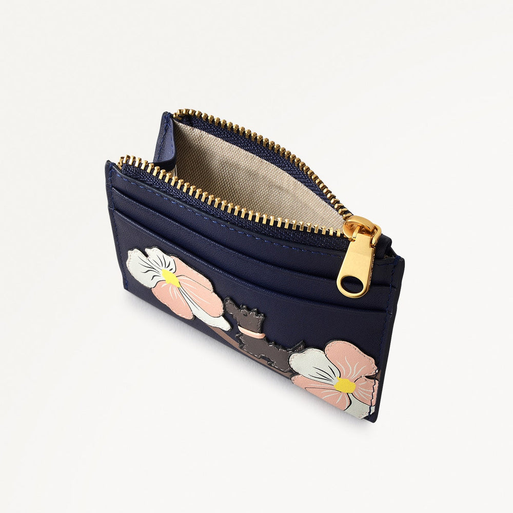 Coin Street Leather Small Coin Purse in Evenfall - 111504