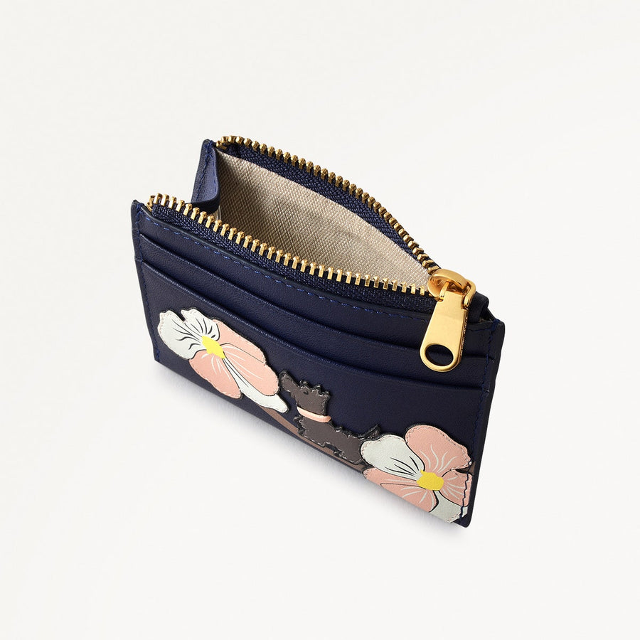 Coin Street Leather Small Coin Purse in Evenfall - 111504