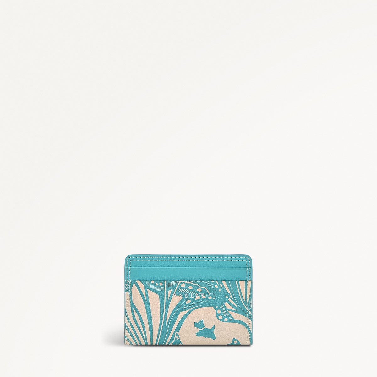 Under The Sea Leather Small Card Holder in Maldives - 111508