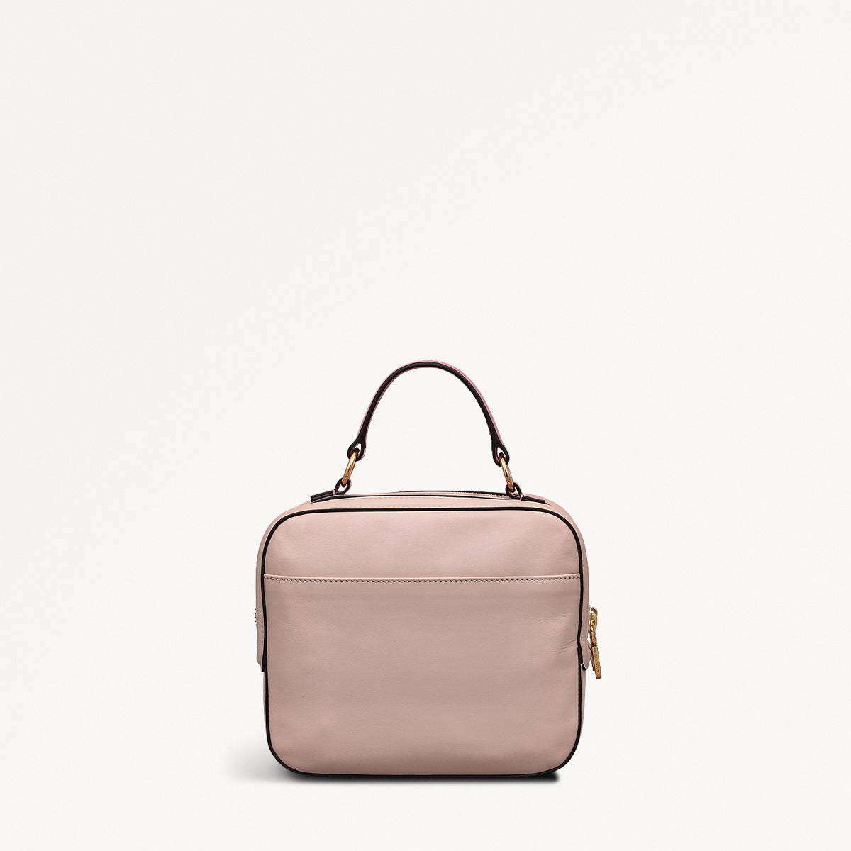 Spring Street Leather Small Zip Around Grab Bag in Prairie Pink - 111522