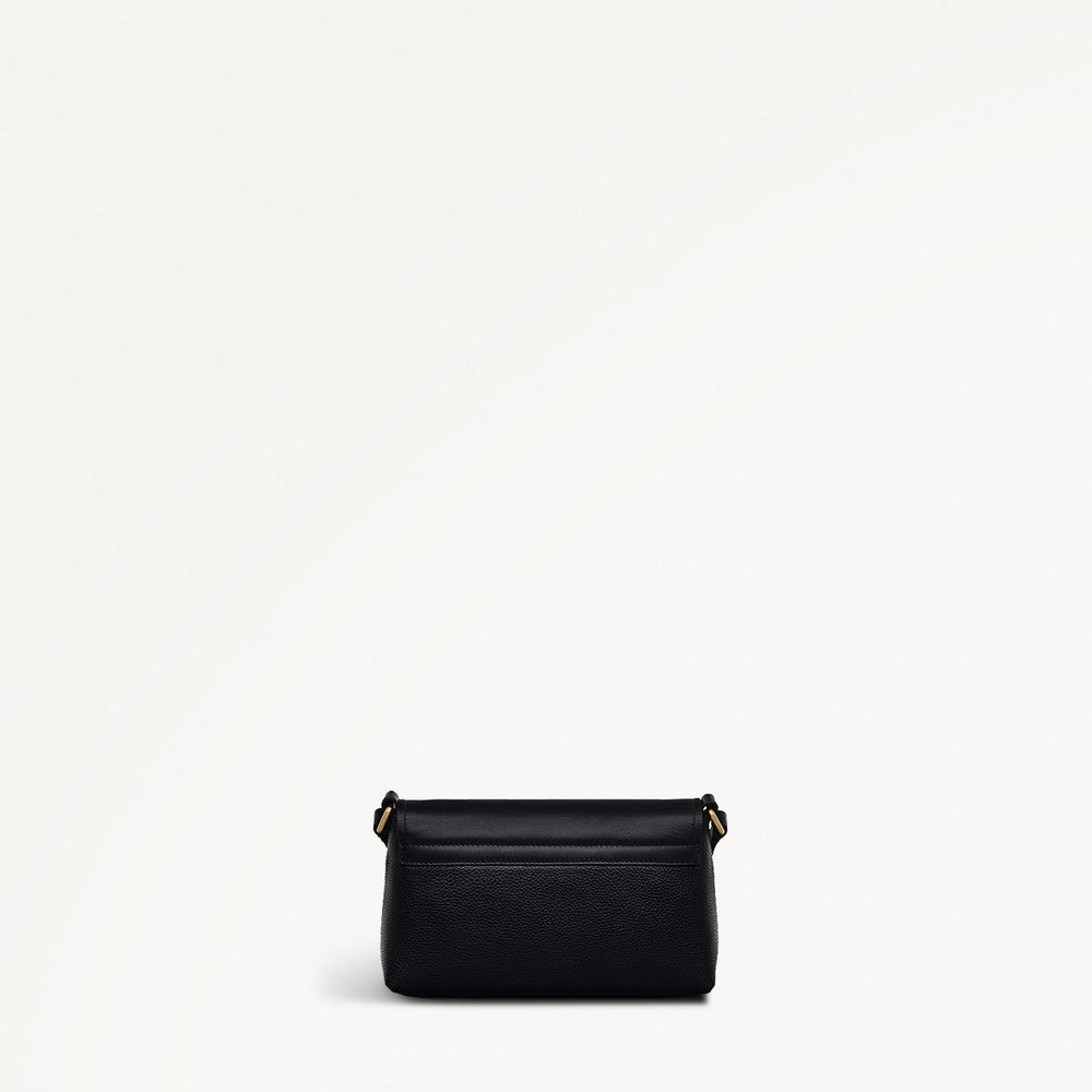 Holmes Avenue Fabric Mini Flapover Cross Body Bag in Black - 111592