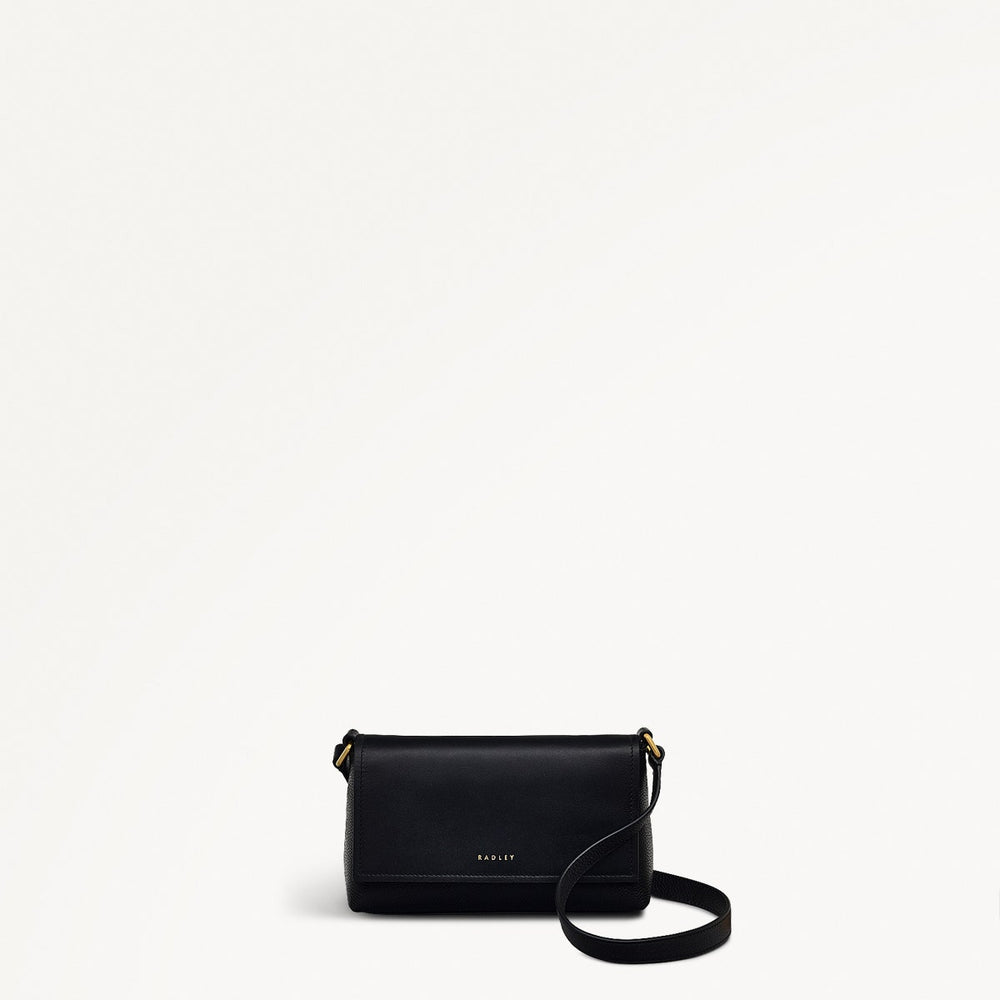 Holmes Avenue Fabric Mini Flapover Cross Body Bag in Black - 111592