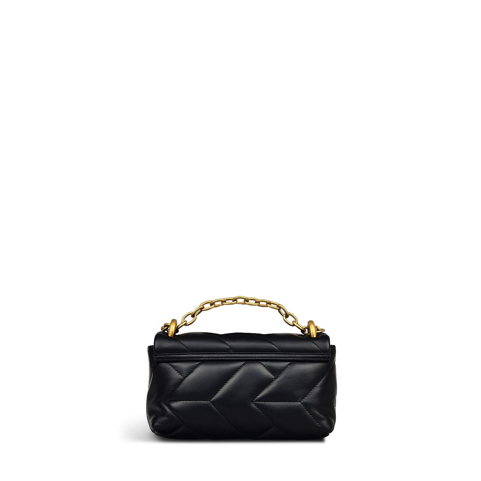 Mill Bay Fabric Small Flapover Cross Body Bag in Black - 111609