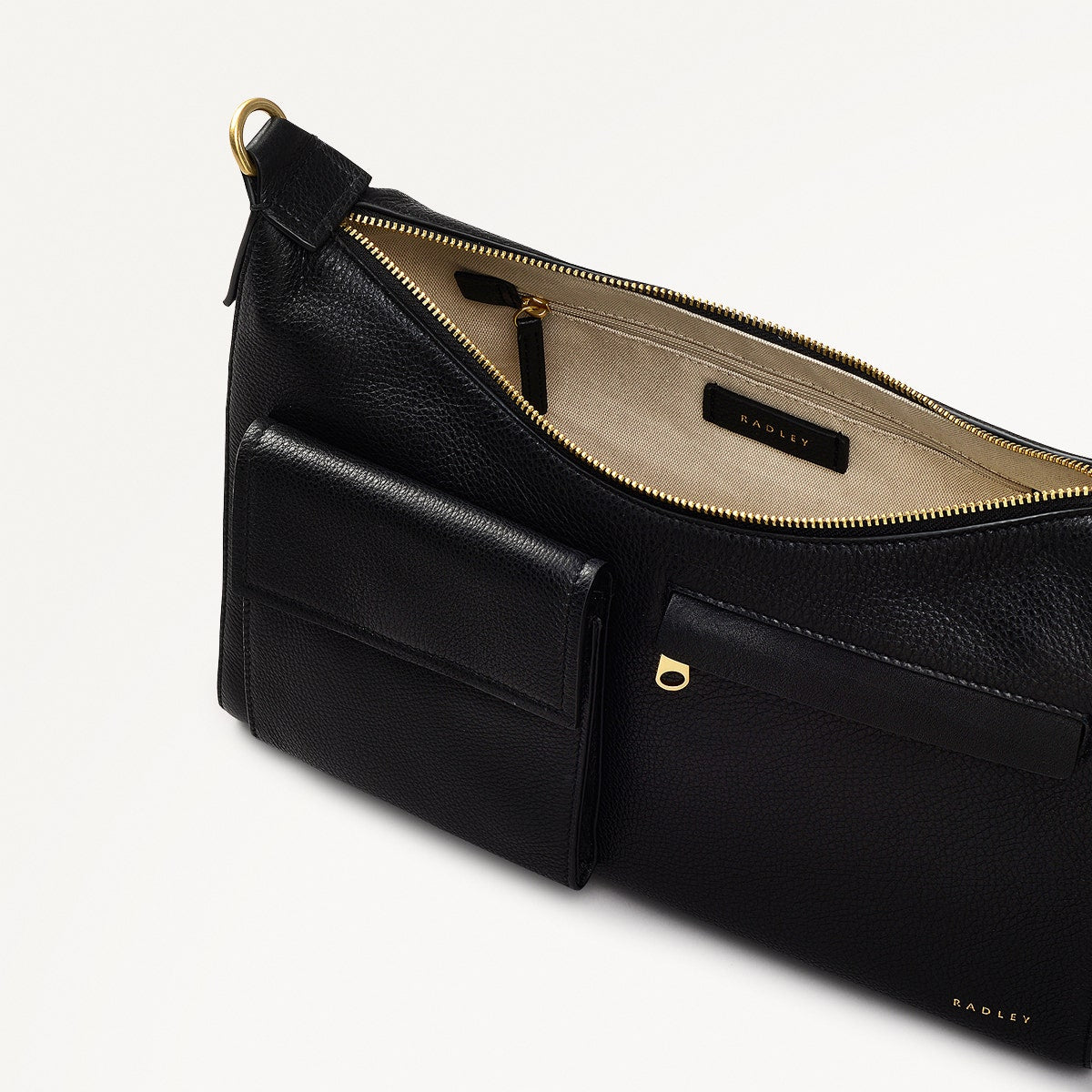 Black Medium Ziptop Shoulder | Norbury Close AW25 | Radley London