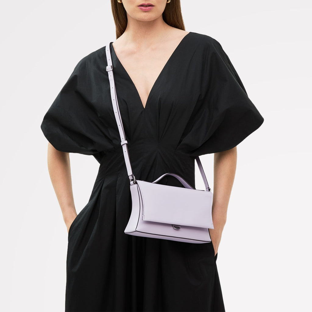 Ellerdine Way Fabric Medium Flapover Cross Body Bag in Bellflower - 111620