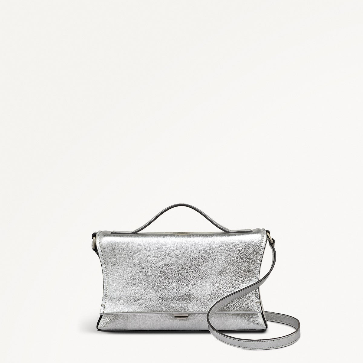 Silver Medium Flapover Cross Body | Ellerdine Way AW25 | Radley London