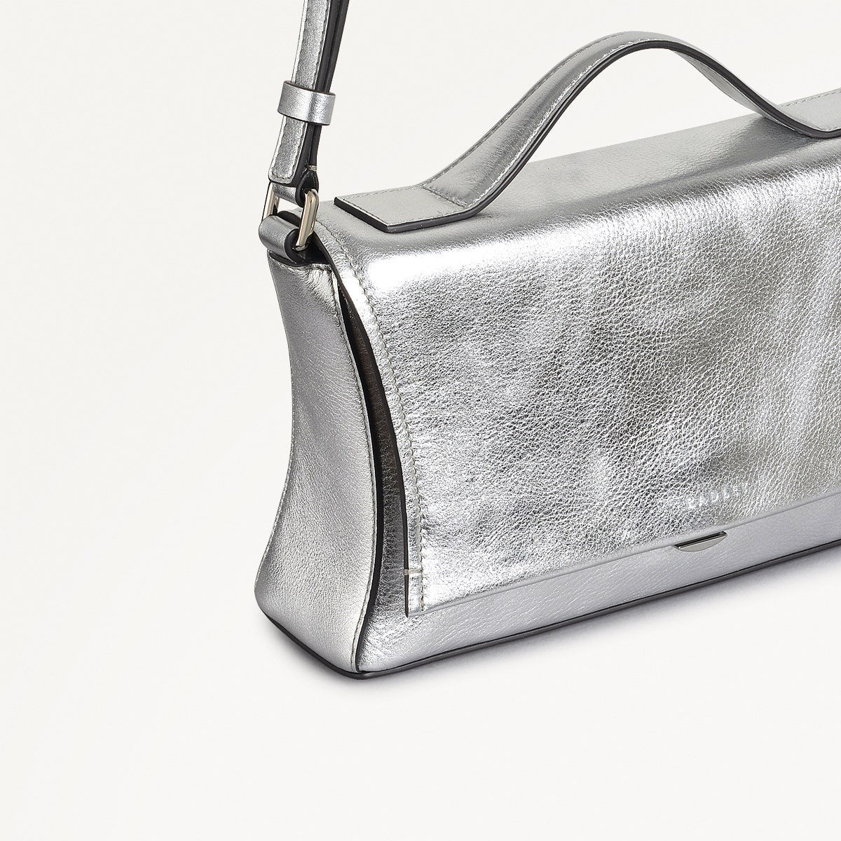 Silver Medium Flapover Cross Body | Ellerdine Way AW25 | Radley London