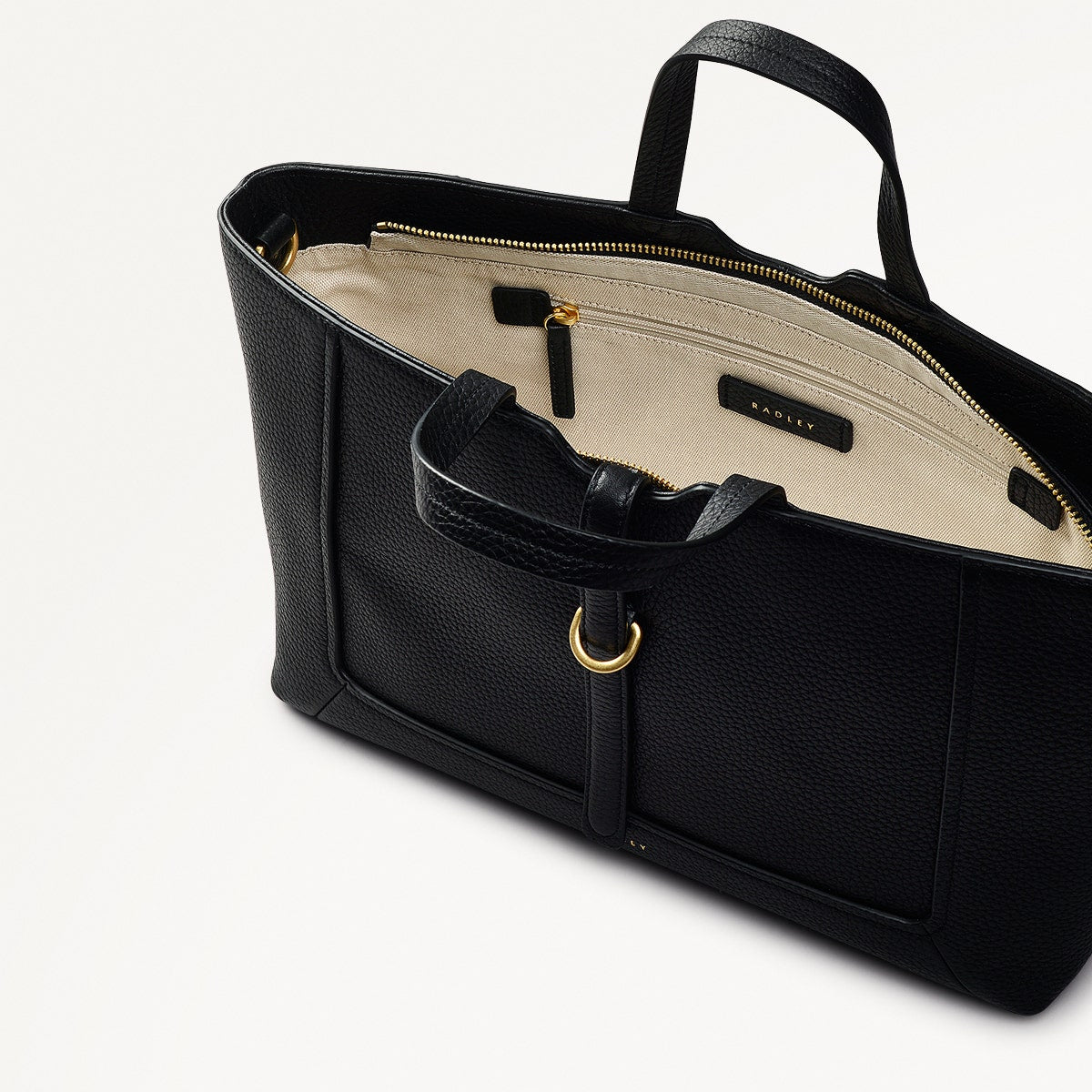 Black Medium Ziptop Grab | Hazelbury Park AW25 | Radley London