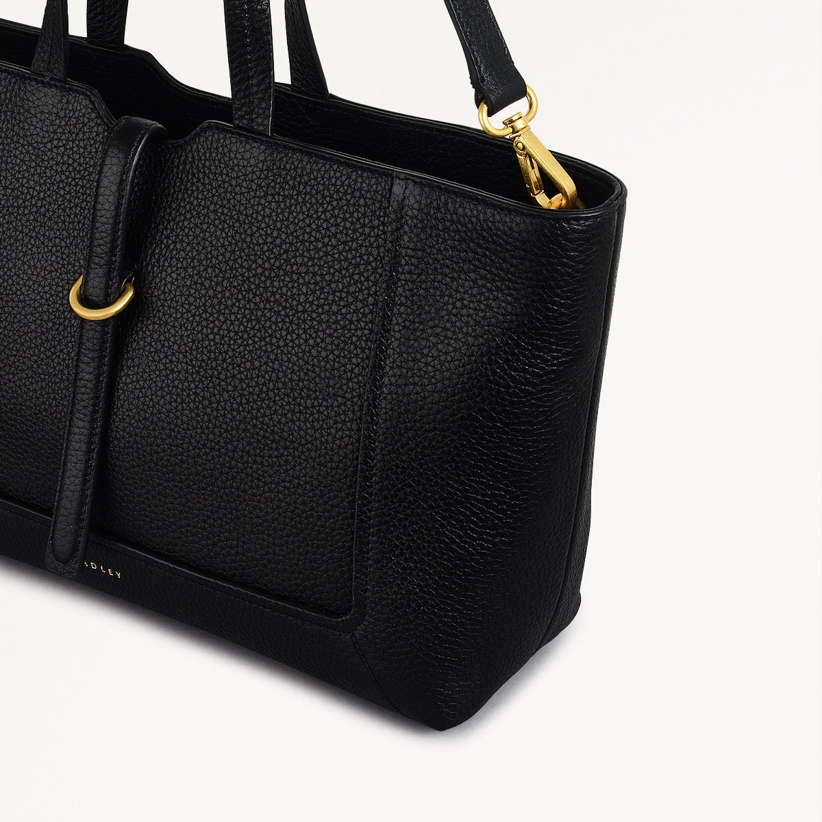 ゆりあ Black Medium Ziptop Grab | Hazelbury Park AW25 | Radley London