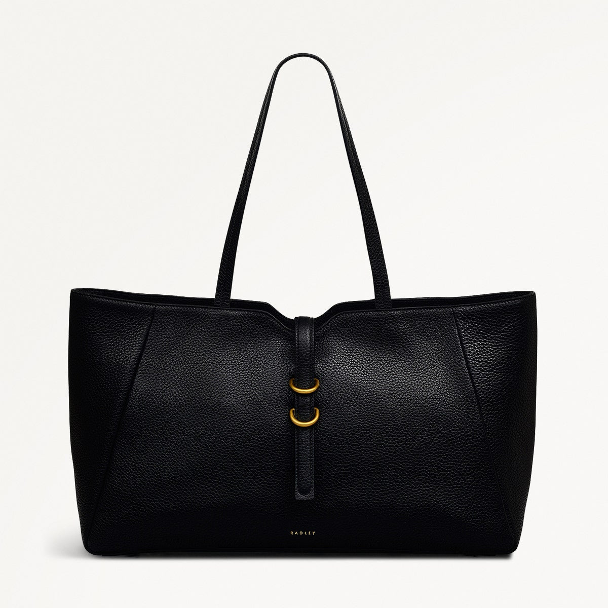 HAZELBURY PARK LARGE ZIPTOP TOTE BLACK