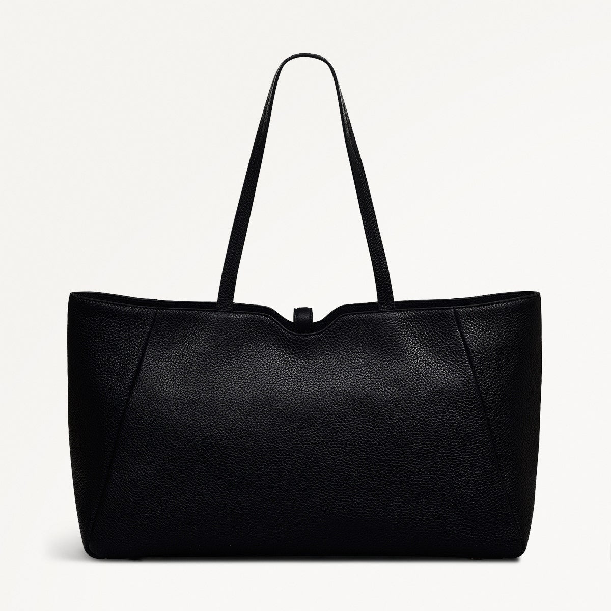 HAZELBURY PARK LARGE ZIPTOP TOTE BLACK