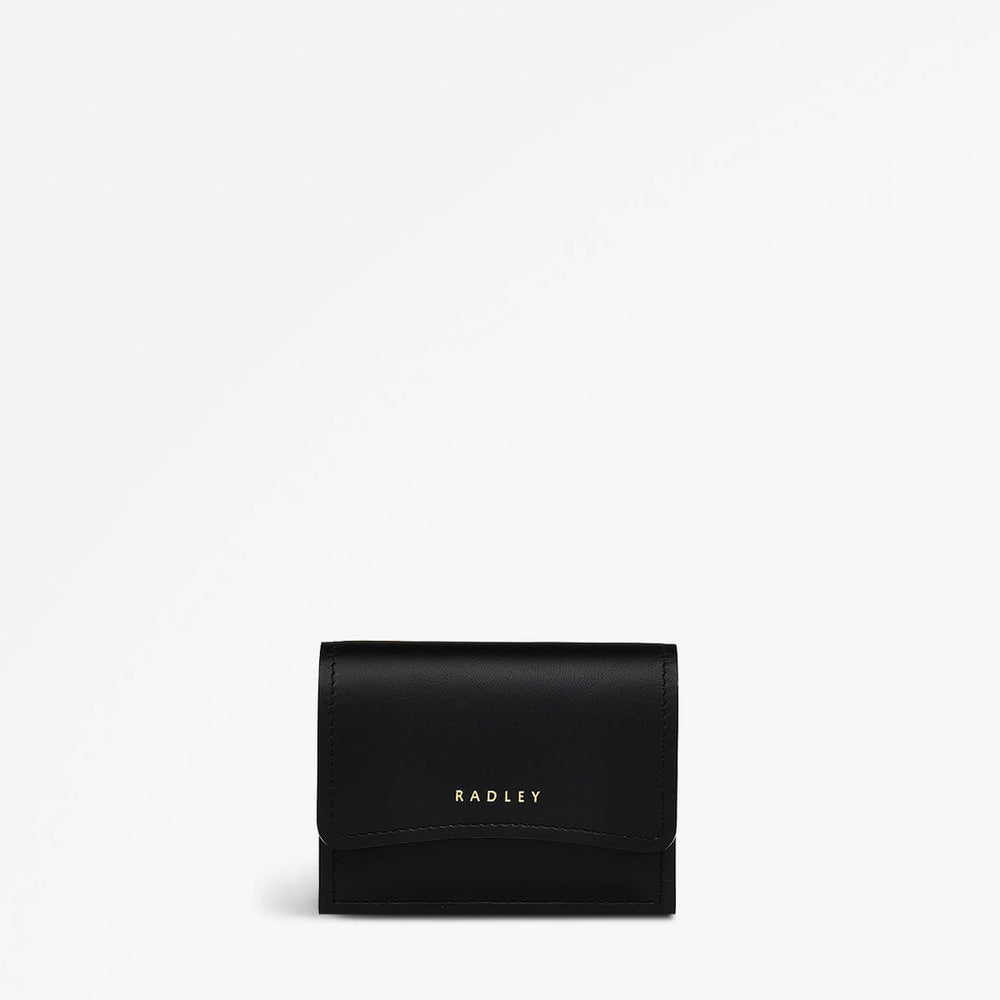 Selsey Street Leather Small Coin wallet in Black - 111647