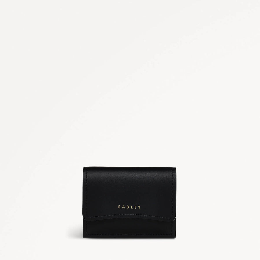 Selsey Street Leather Small Coin wallet in Black - 111647